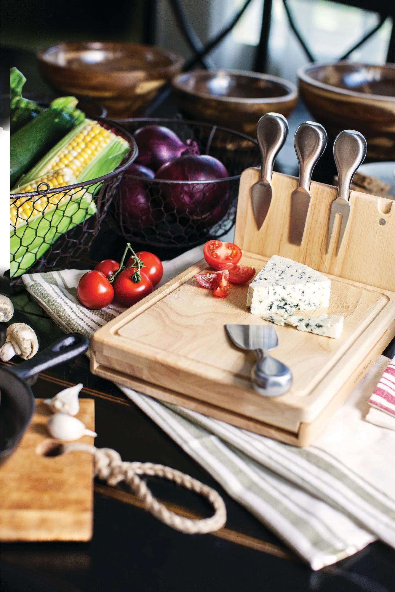 Asiago Cheese Cutting Board & Tools Set - Image 7