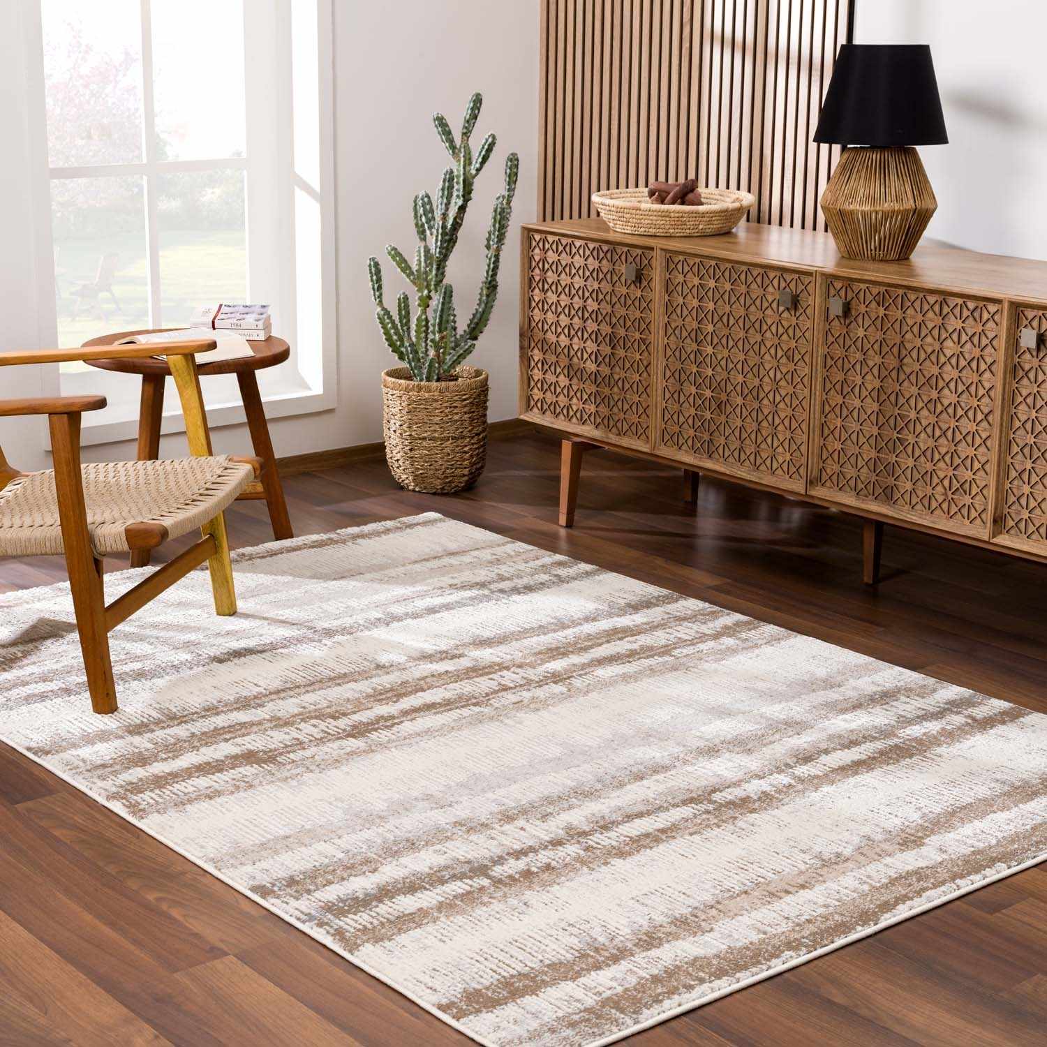 Asmara Brown Area Rug - Image 3