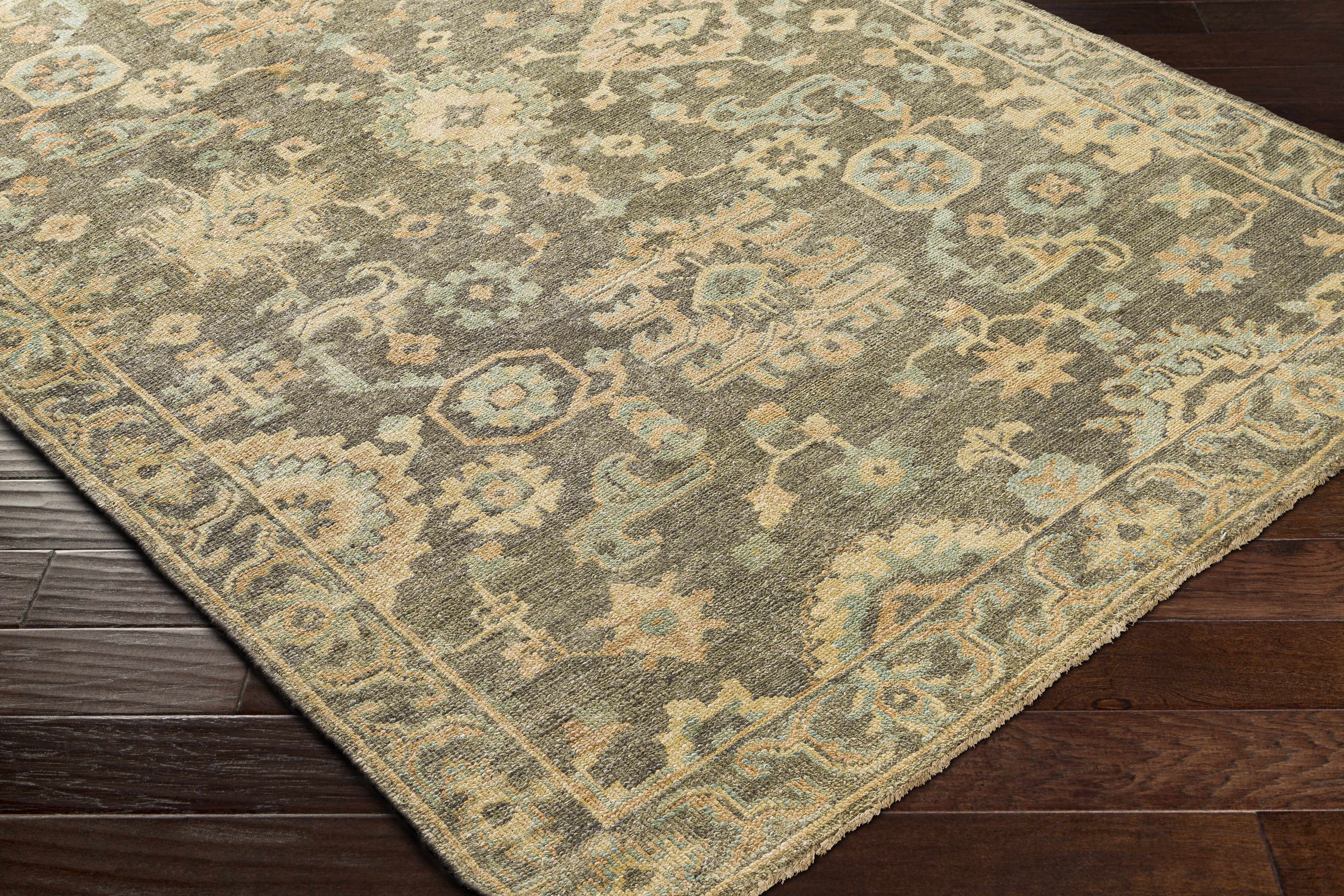 Asotin Hand Knotted Wool Area Rug - Image 3