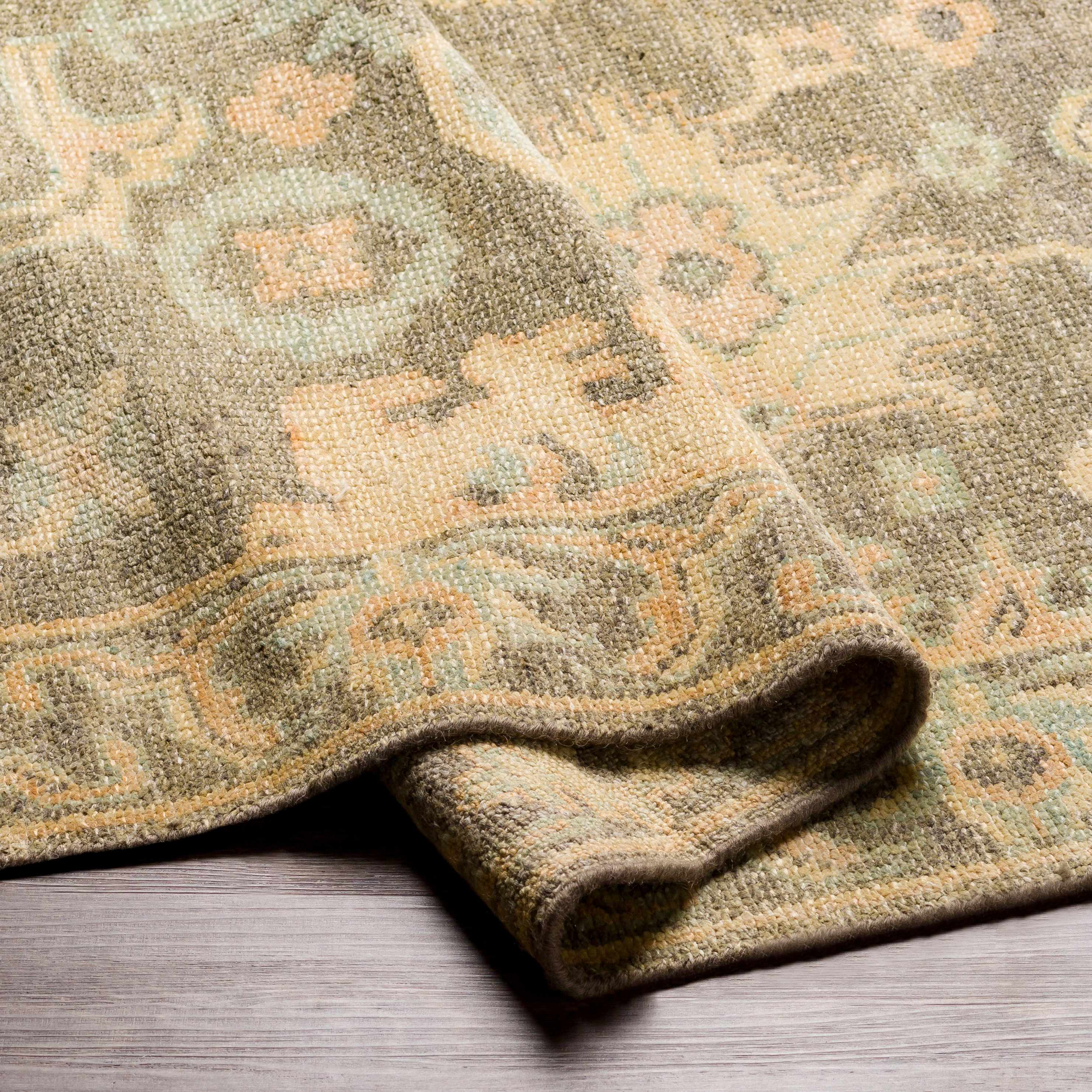 Asotin Hand Knotted Wool Area Rug - Image 5