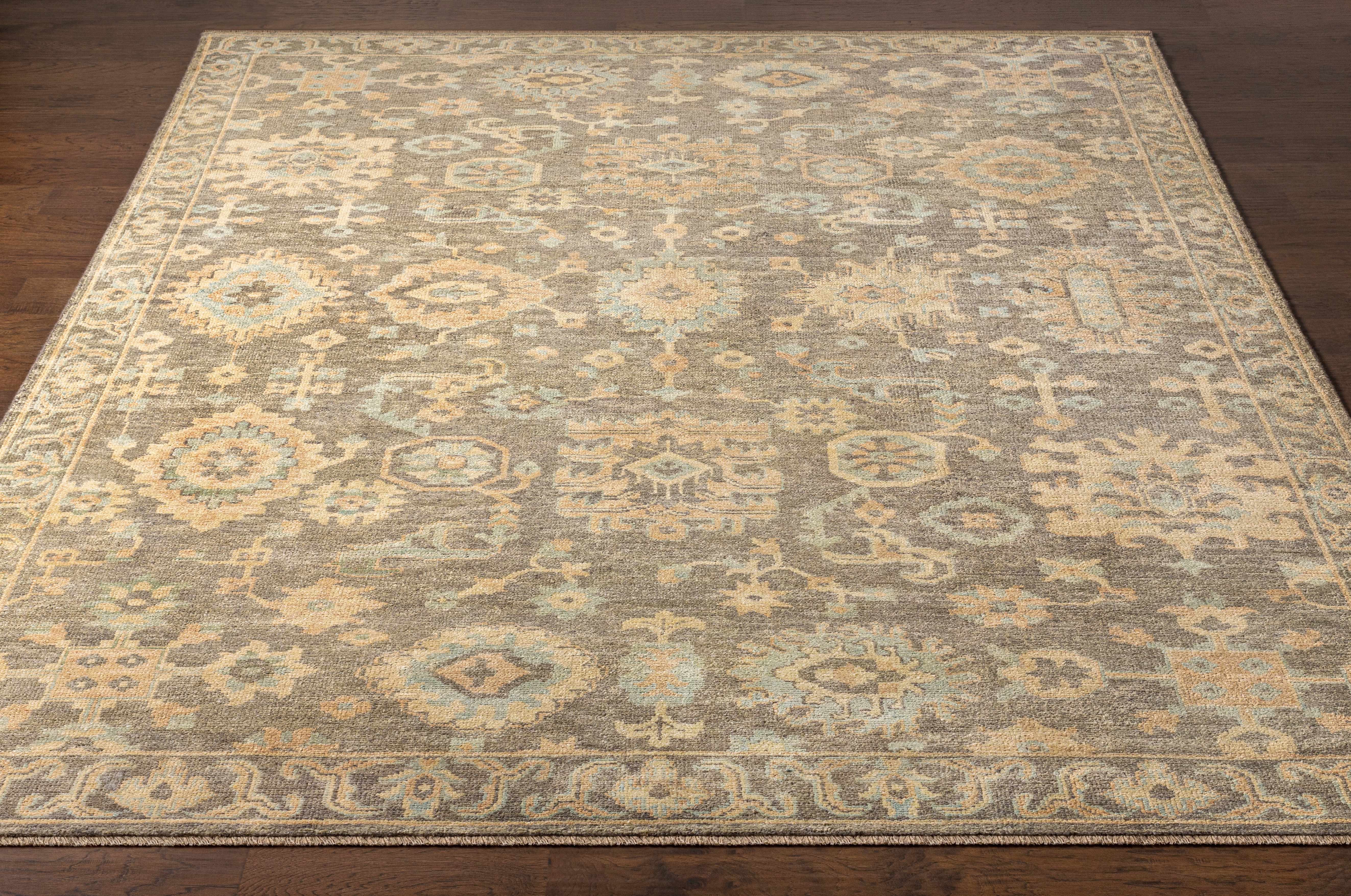 Asotin Hand Knotted Wool Area Rug - Image 8