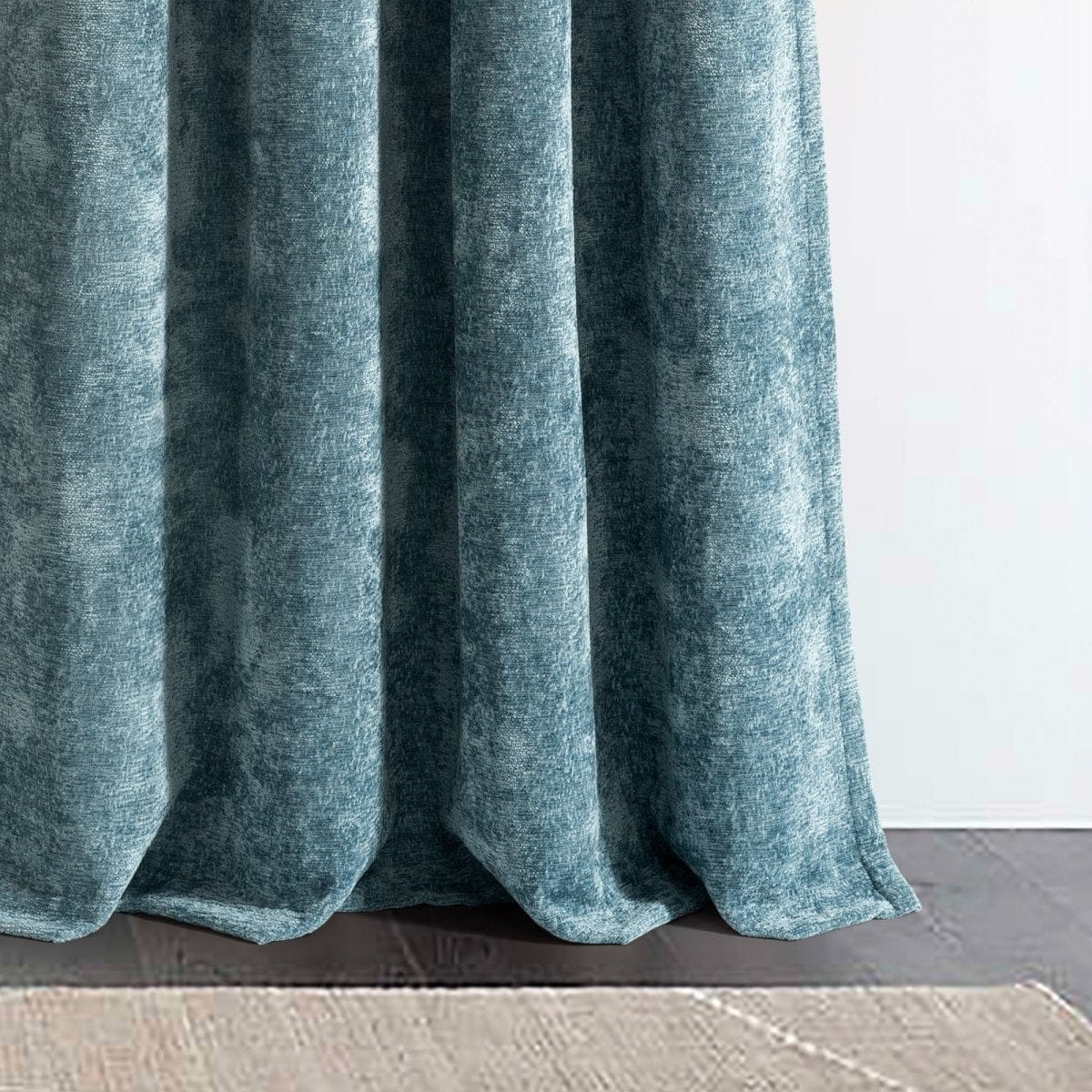 Aspen Luxury Velvet Chenille Window Curtain Panel - Image 14