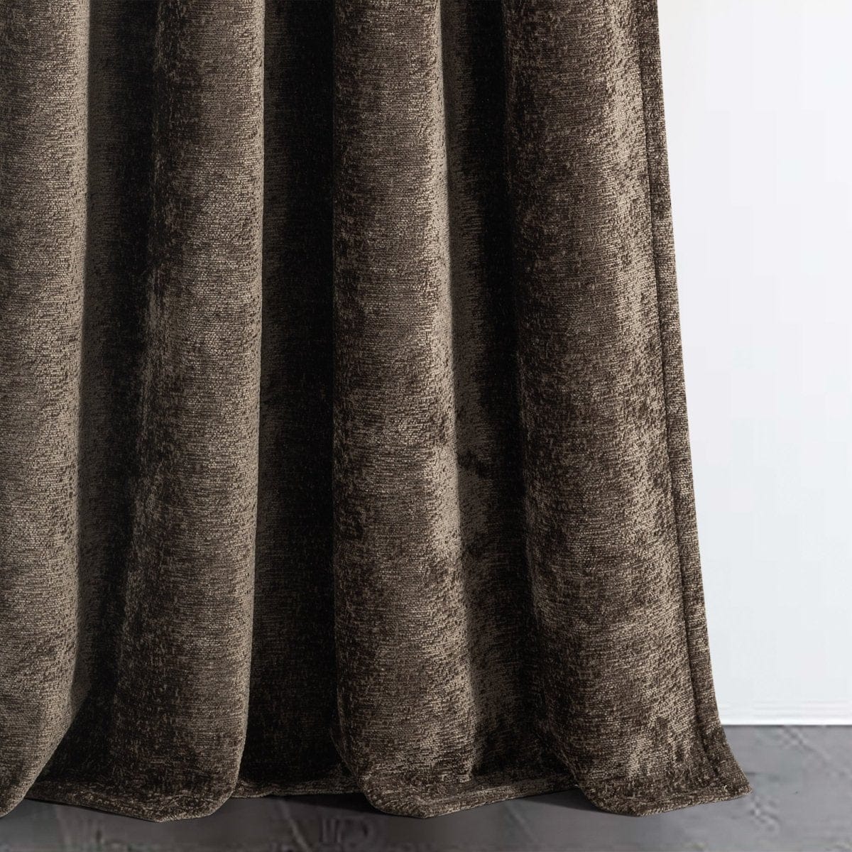 Aspen Luxury Velvet Chenille Window Curtain Panel - Image 4