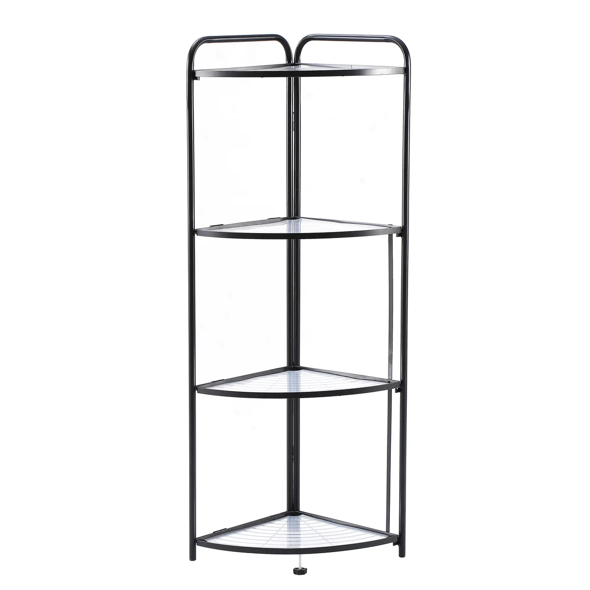 Assembled Black Foldable Corner Shelving Unit - 2 Sizes! - Image 8