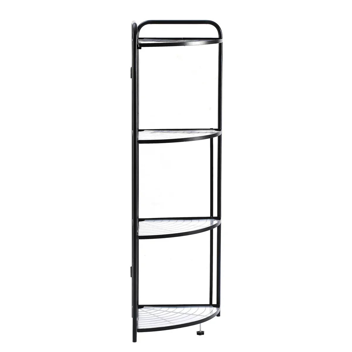 Assembled Black Foldable Corner Shelving Unit - 2 Sizes! - Image 9