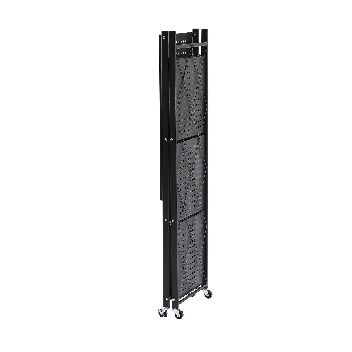 Assembled Black Foldable Metal Storage Shelving Unit - Image 19