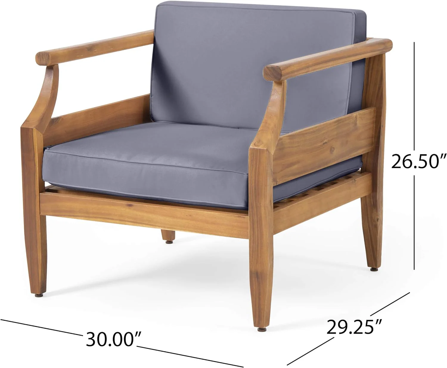 Aston Outdoor 4 Seater Chat Set with Cushions - Image 9