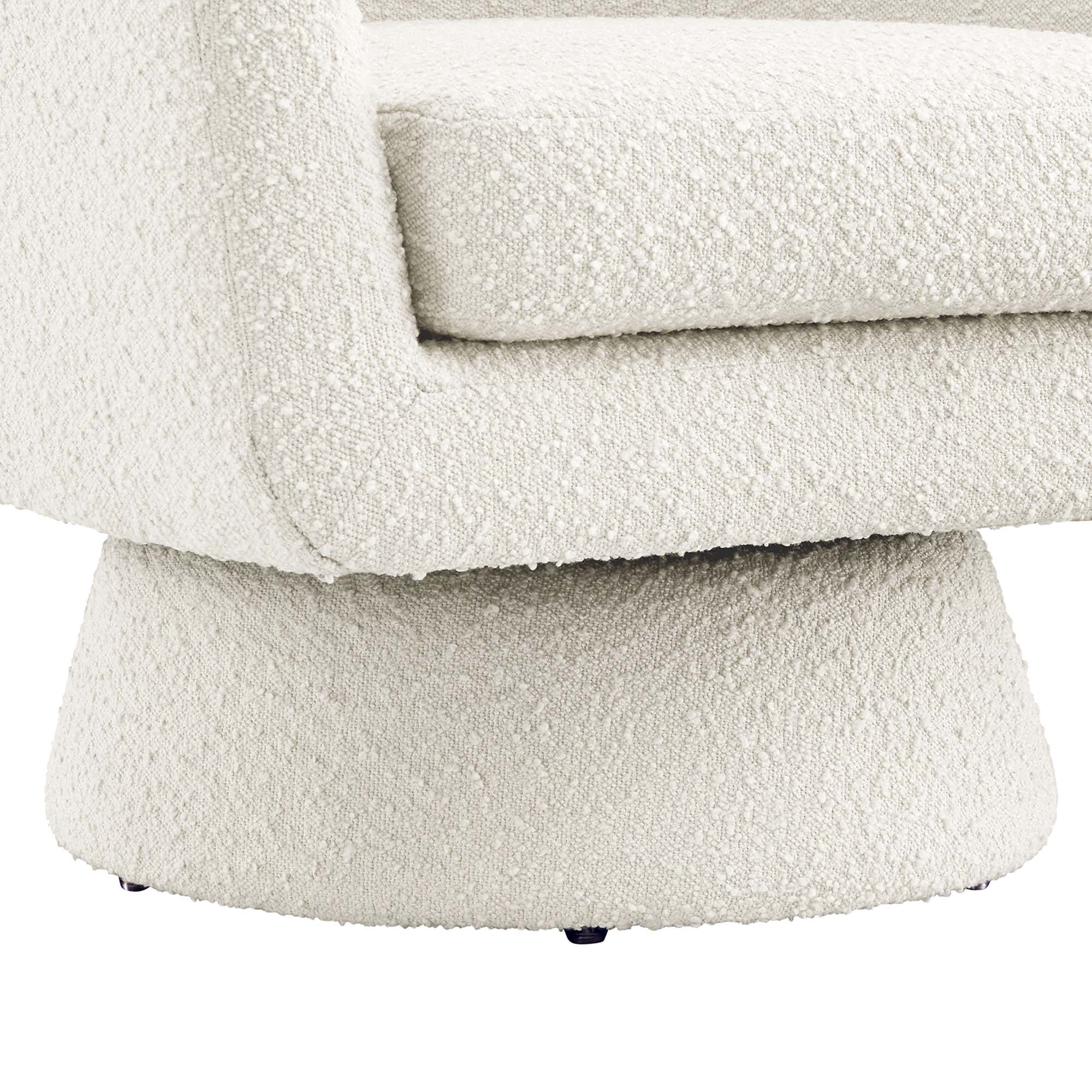 Astral Boucle Fabric Swivel Chair by Modway - Image 8