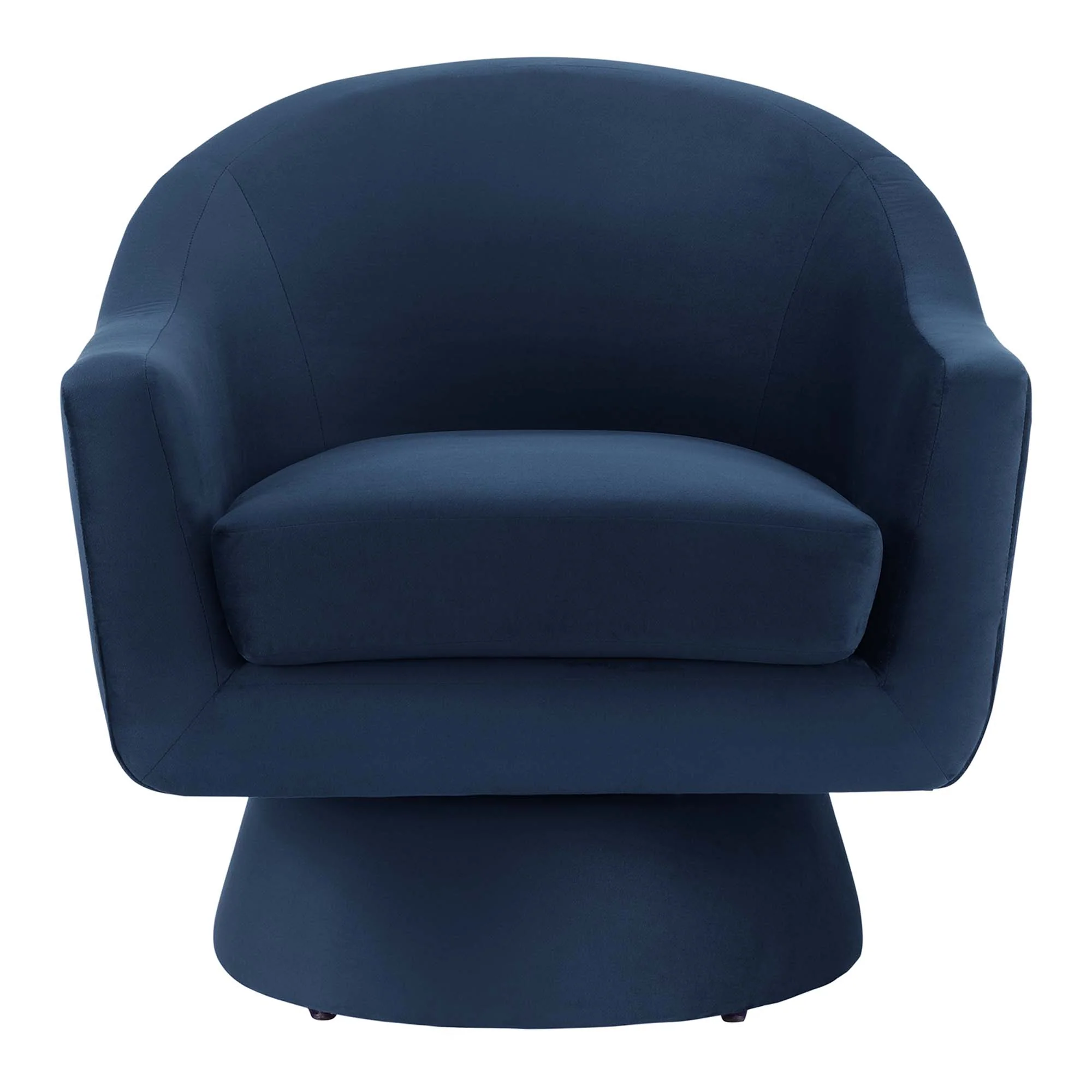 Astral Performance Velvet Fabric and Wood Swivel Chair by Modway - Image 10