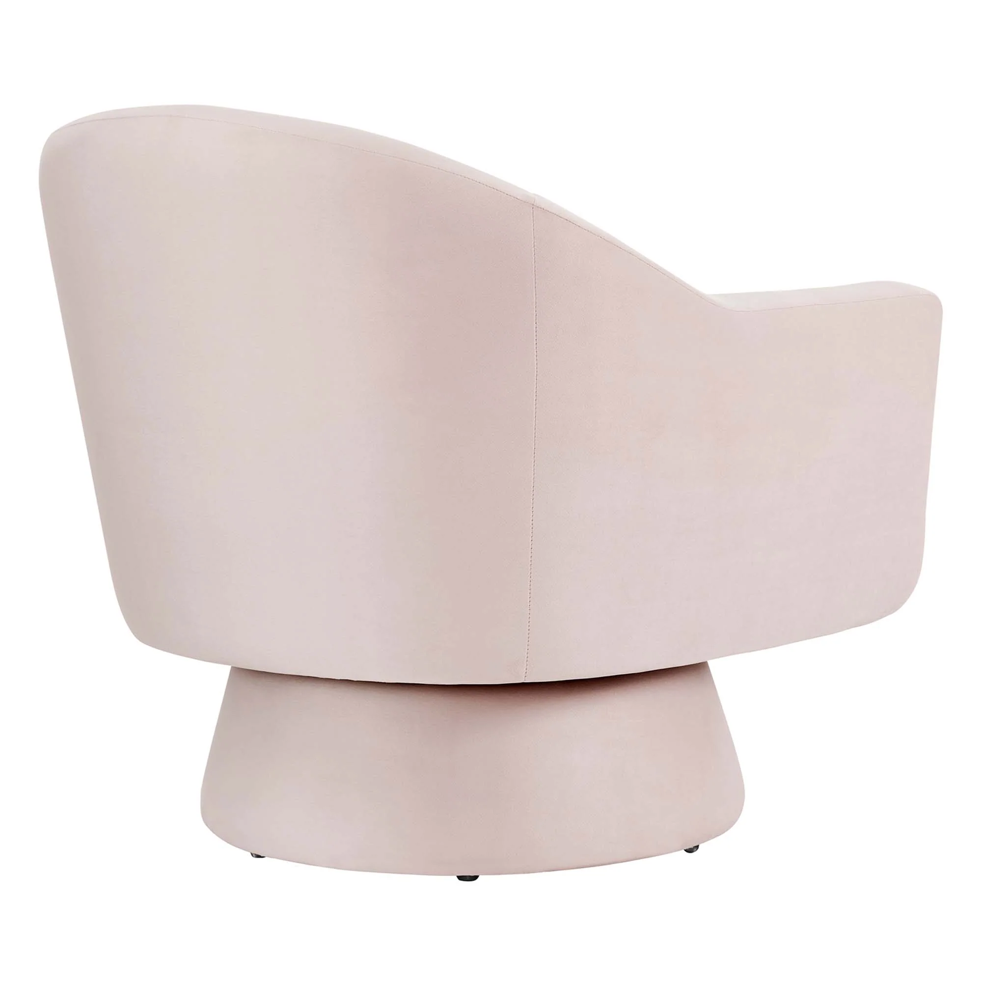 Astral Performance Velvet Fabric and Wood Swivel Chair by Modway - Image 5