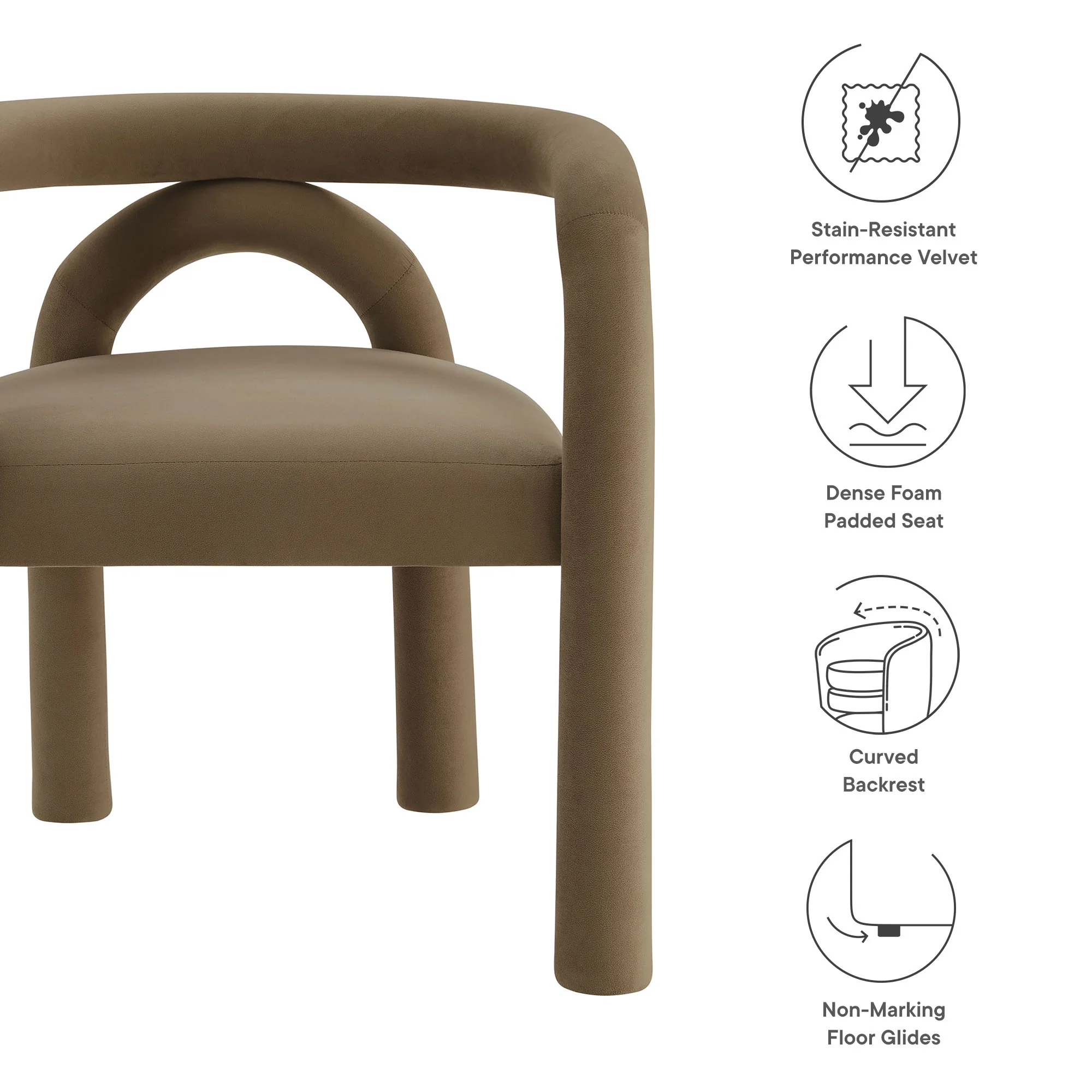 Astrid Performance Velvet Dining Chair by Modway - Image 18