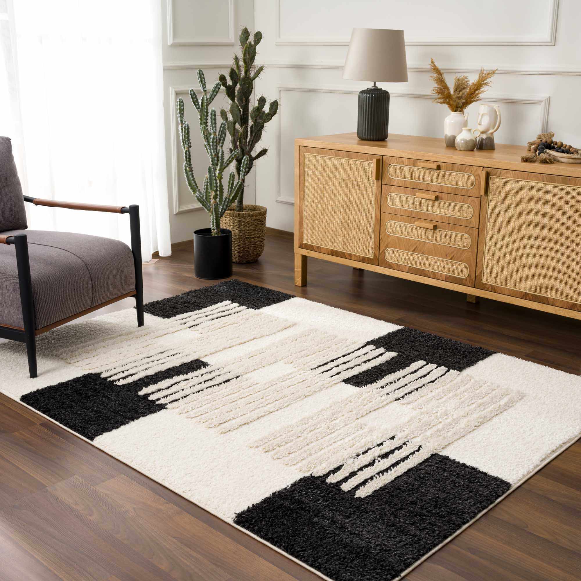 Astro Modern Shag Area Rug - Image 10