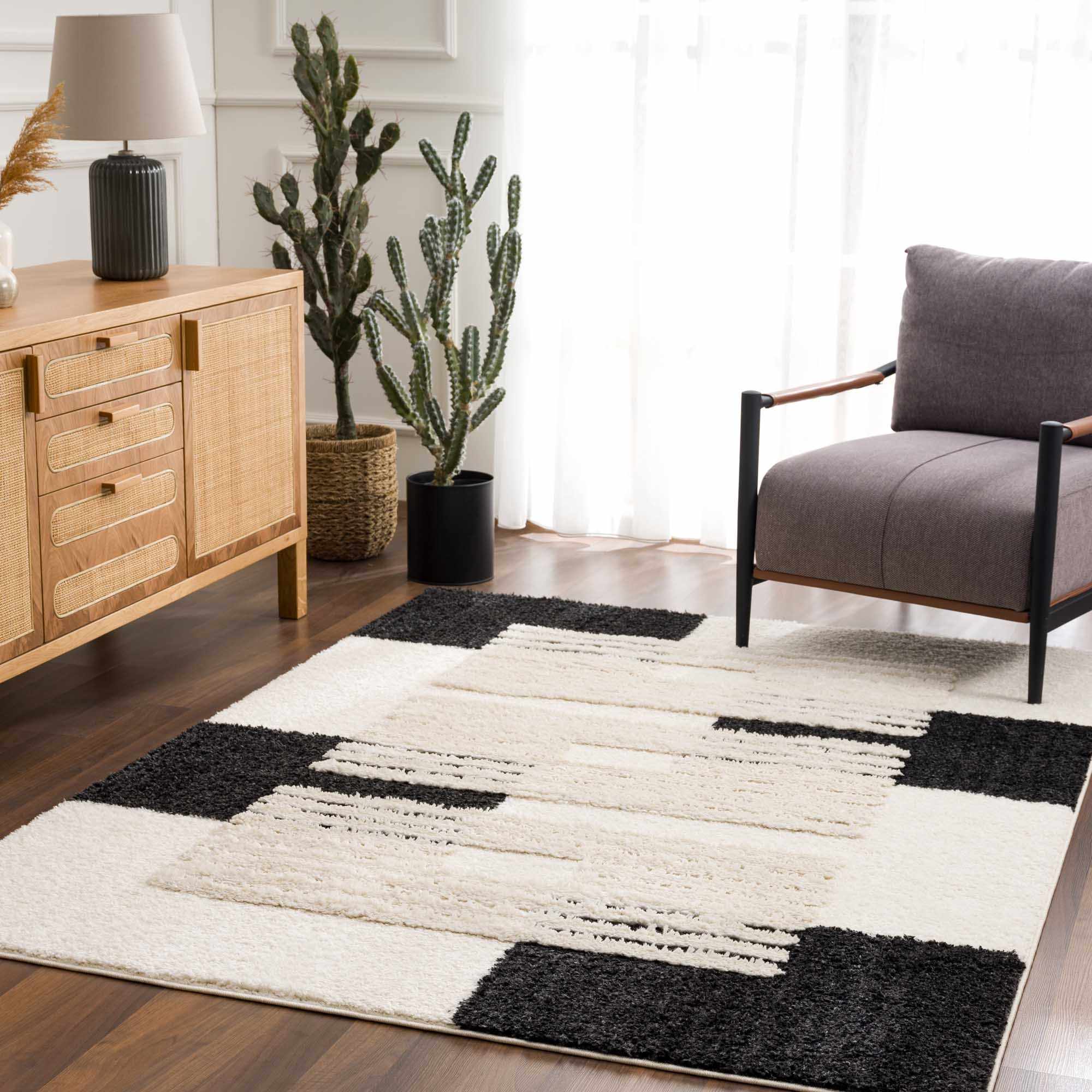 Astro Modern Shag Area Rug - Image 12