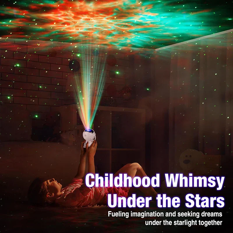 Astronaut Galaxy Star Projector LED Night Light with Timer Remote Room Decor Gift - Image 4