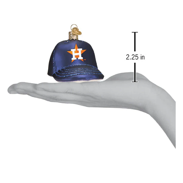 Astros Baseball Cap Ornament - Image 4