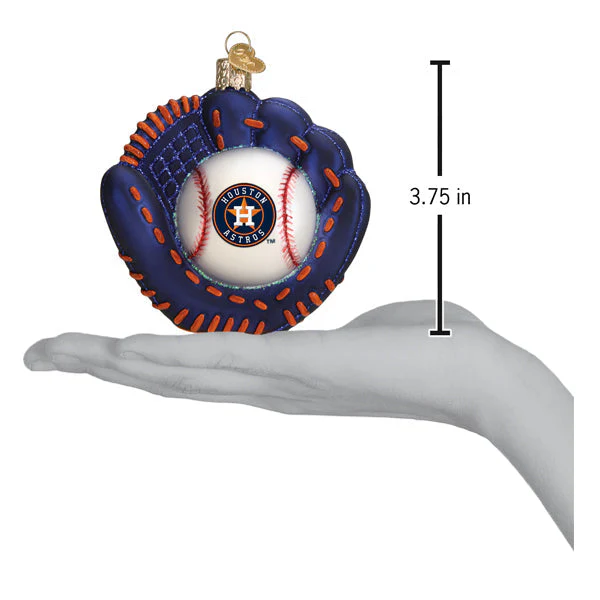 Astros Baseball Mitt Christmas Ornament - Image 5