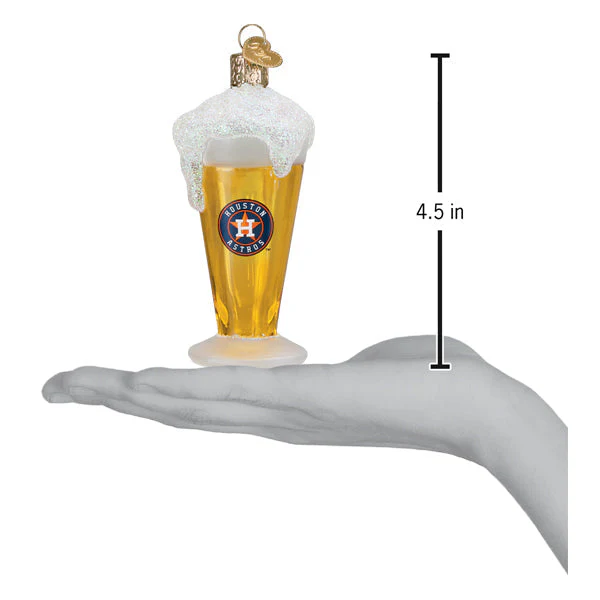 Astros Glass Of Beer Ornament - Image 4