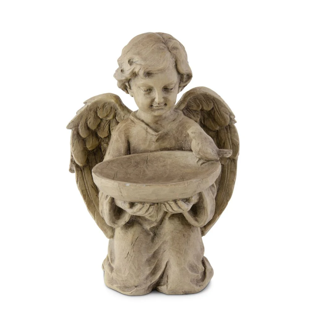 At Home w/ Jorge Parez Grotto Collection 10" Resin Angel Statue - Image 3