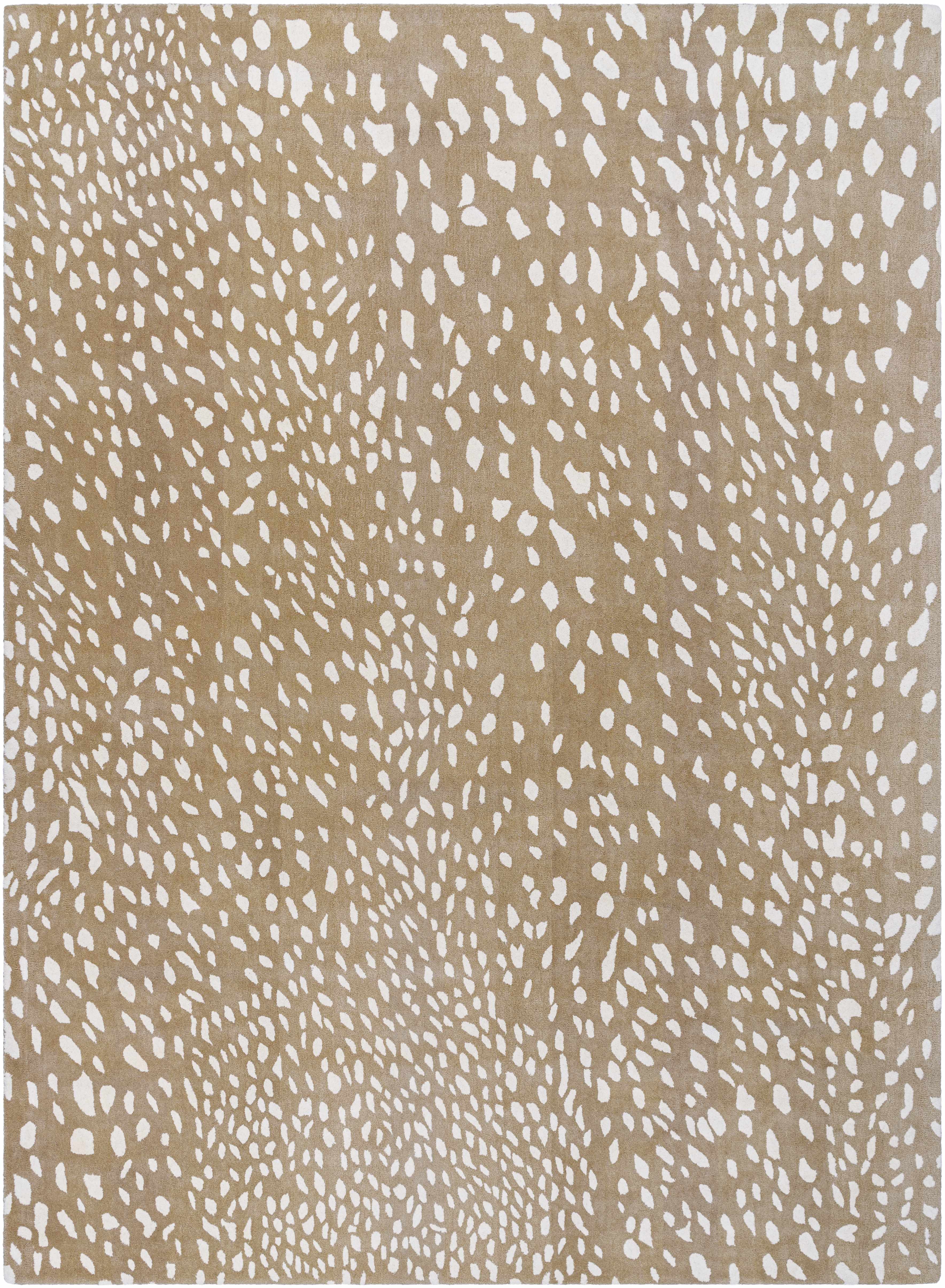 Athena Brown Giraffe Print Wool Rug - Image 11