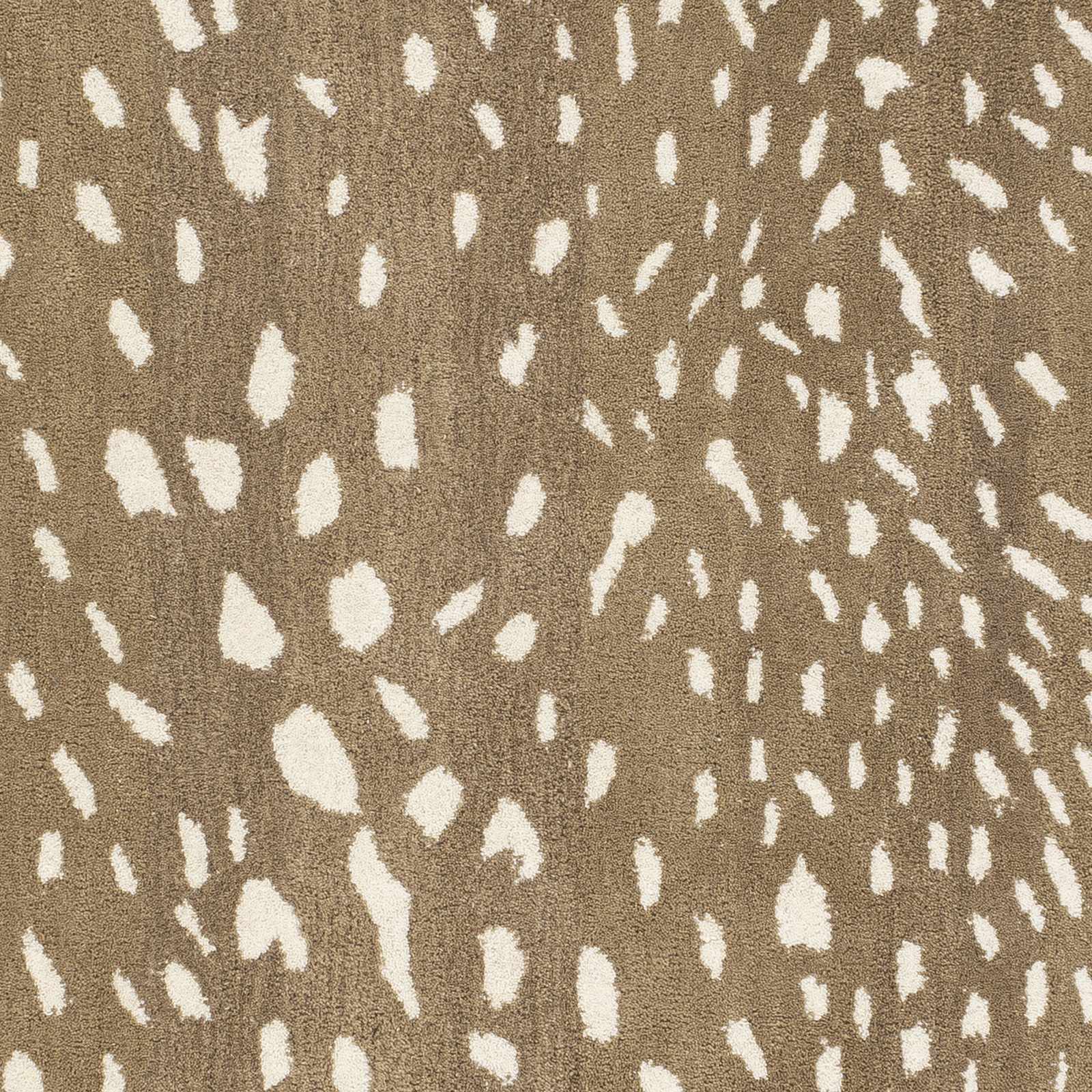Athena Brown Giraffe Print Wool Rug - Image 7
