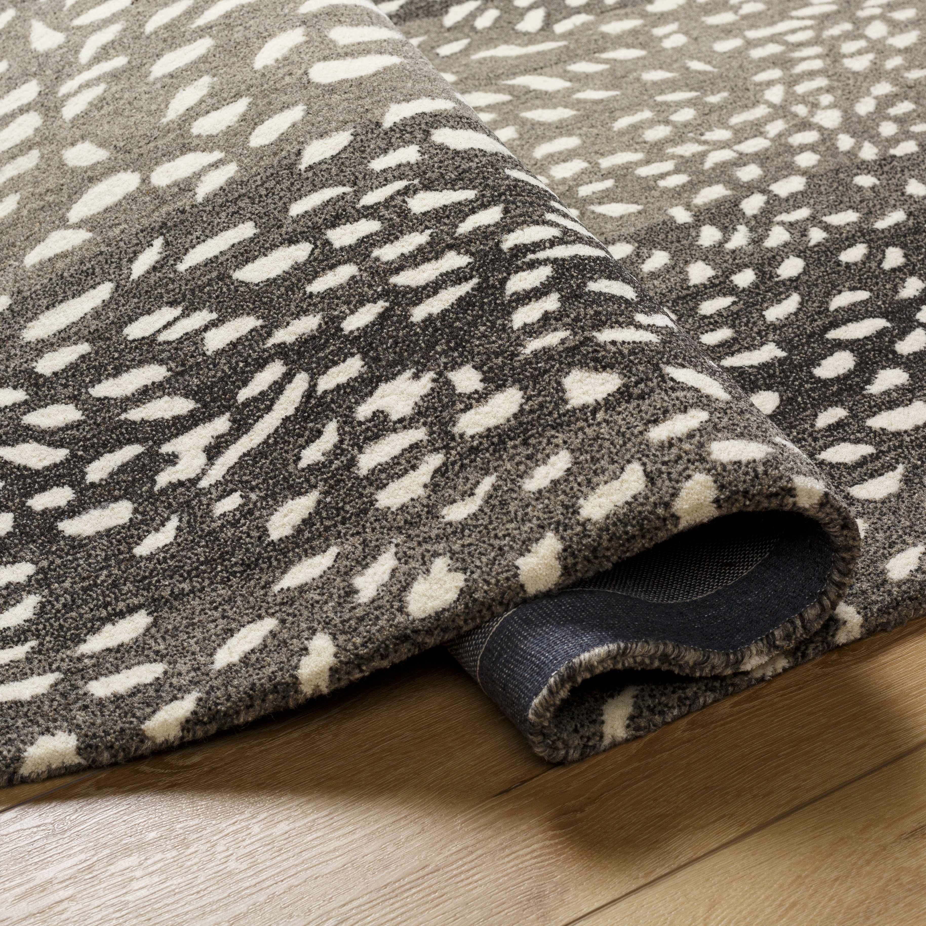 Athena Giraffe Print Wool Rug - Image 6