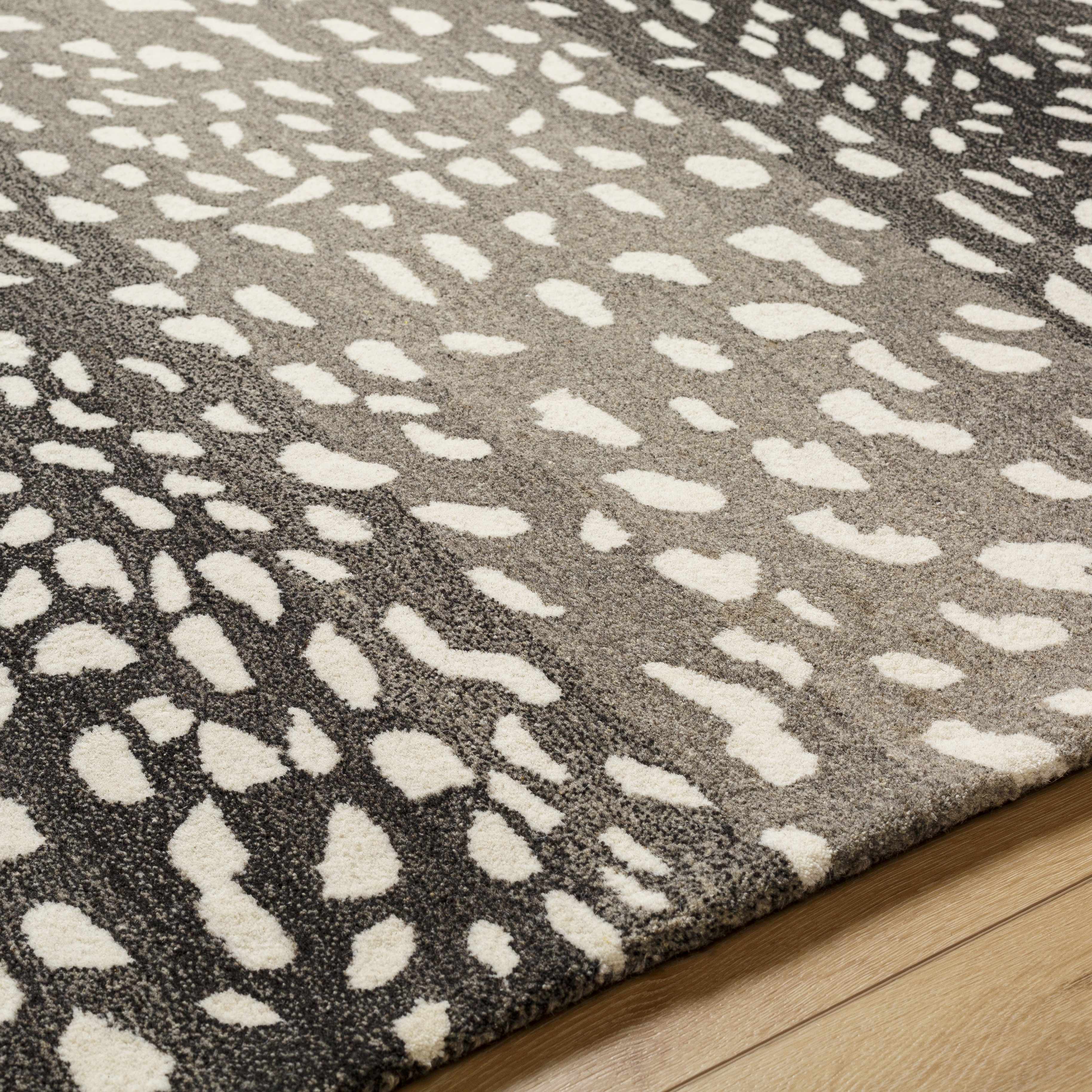 Athena Giraffe Print Wool Rug - Image 7