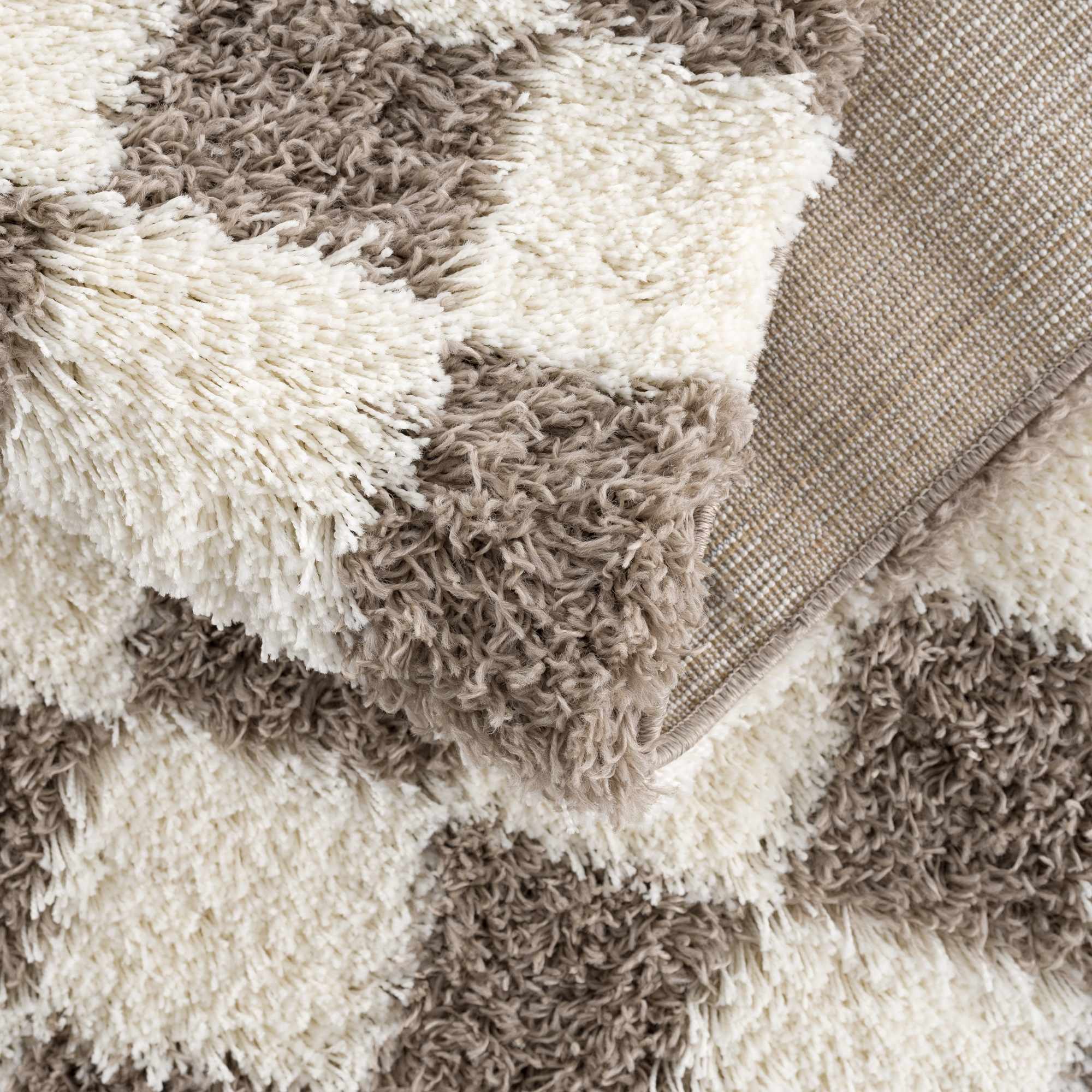 Atira Brown Checkered Area Rug - Image 15