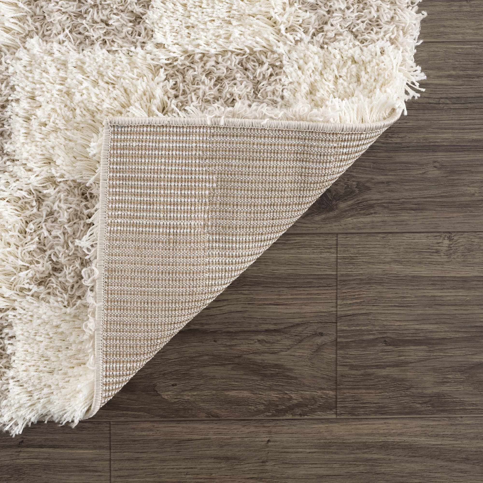 Atira Light Brown Checkered Area Rug - Image 12