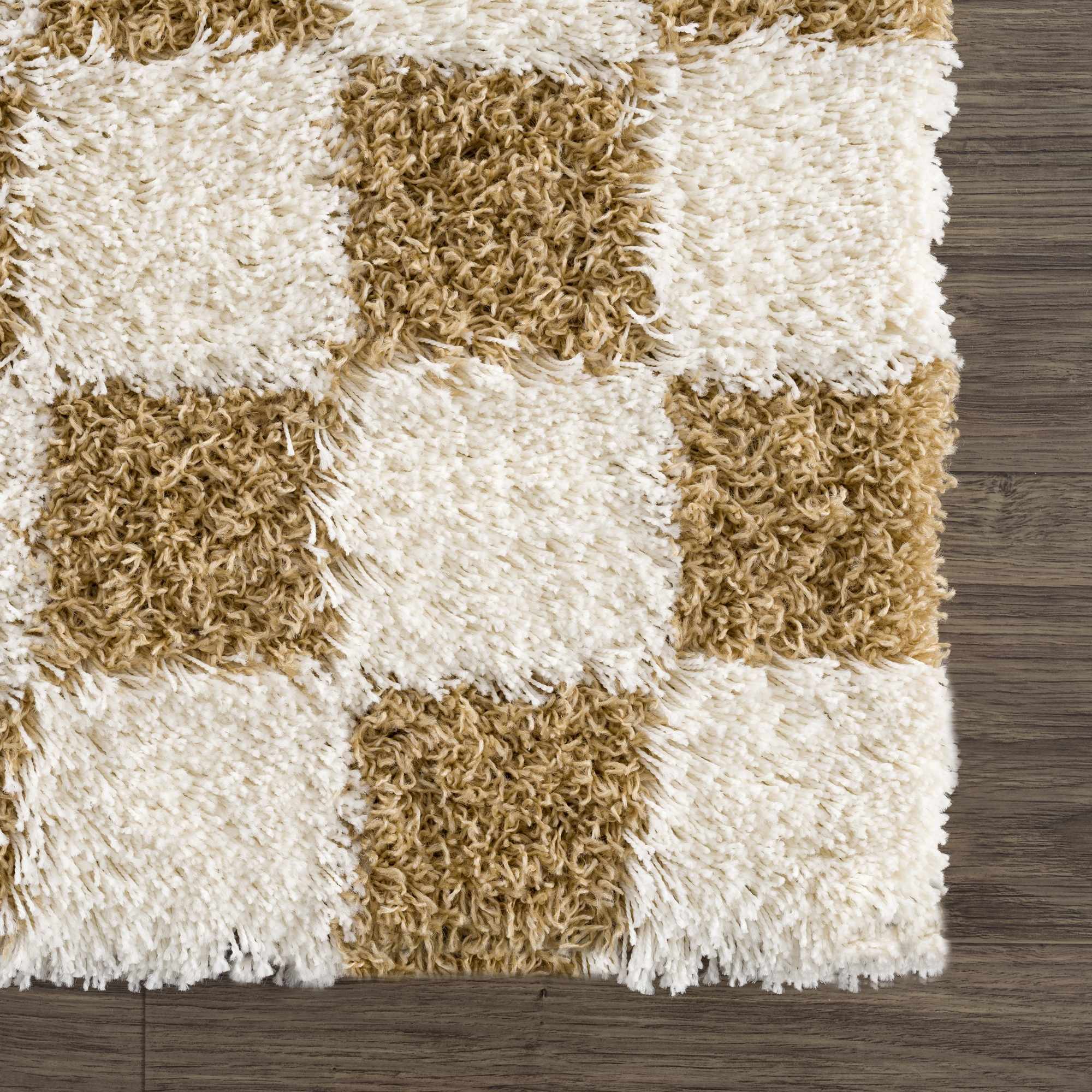 Atira Mustard Checkered Area Rug - Image 8