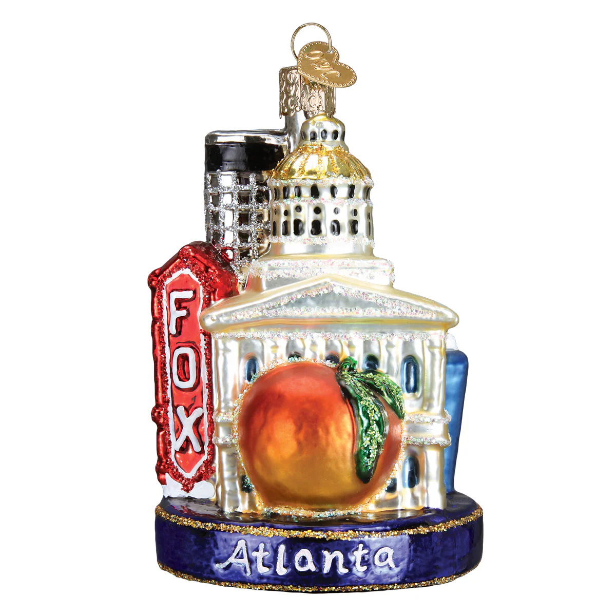 Atlanta Ornament by Old World Christmas - Image 3