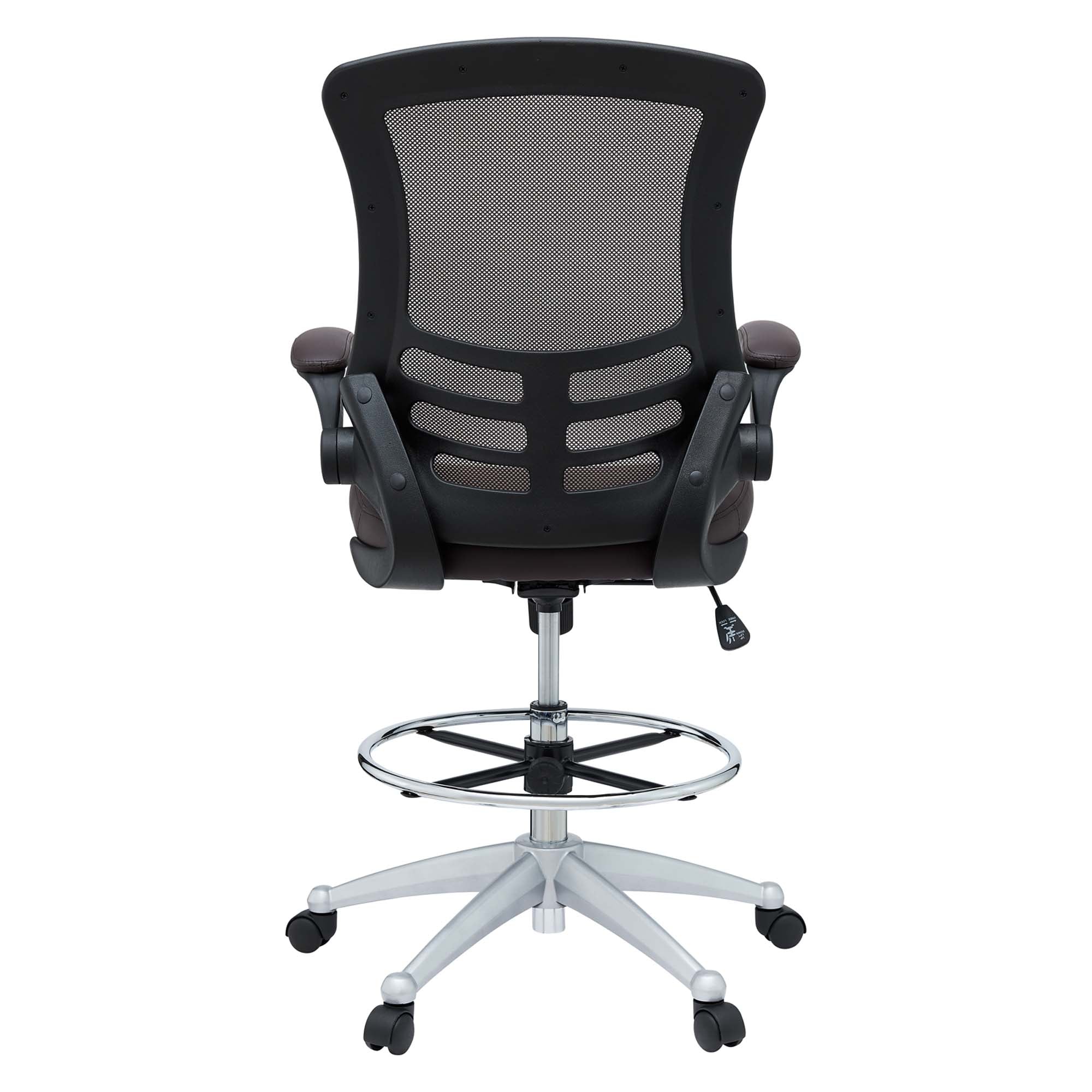 Attainment Vinyl Drafting Chair by Modway - Image 7