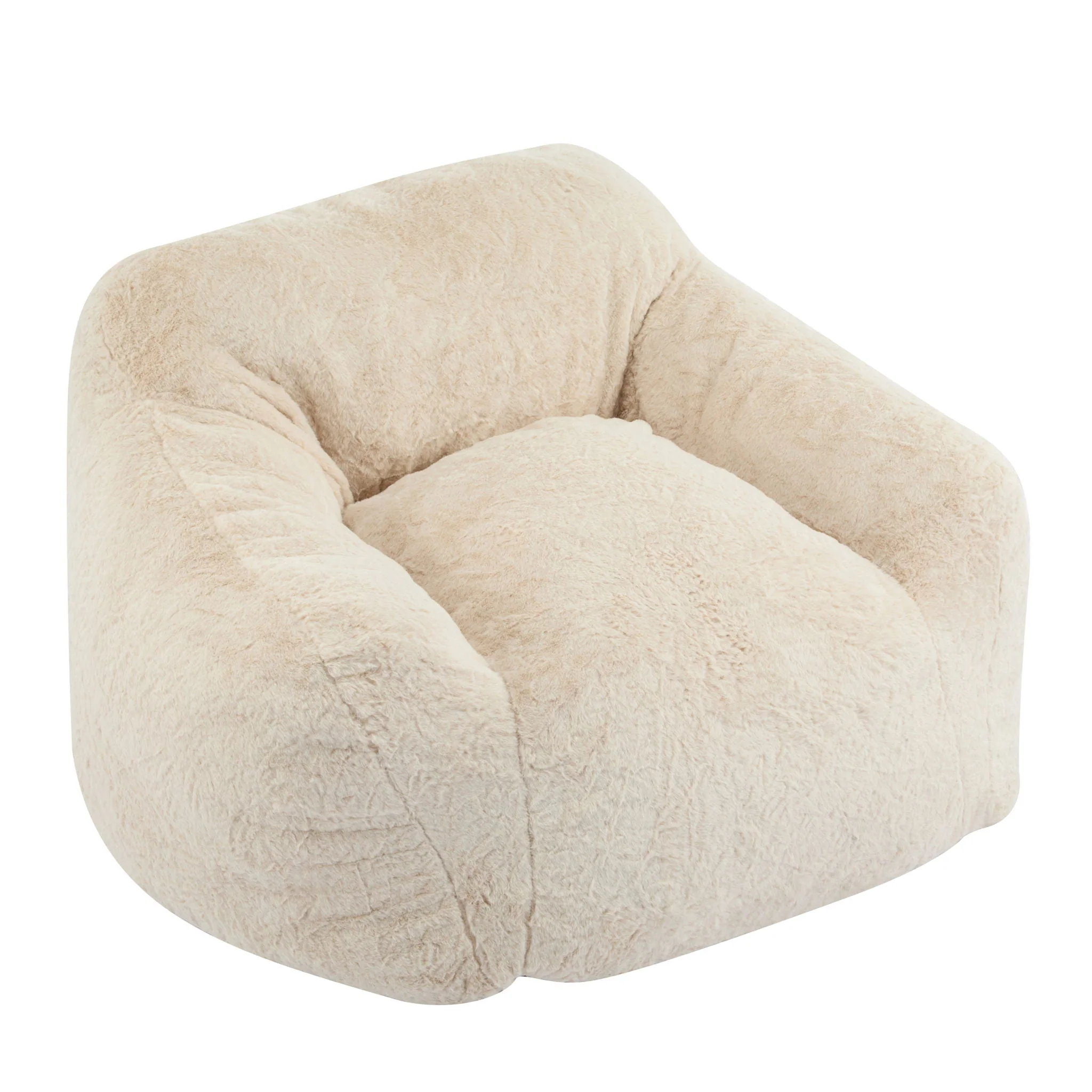 Auch Indoor Armchair Style Bean Bag - Beige
