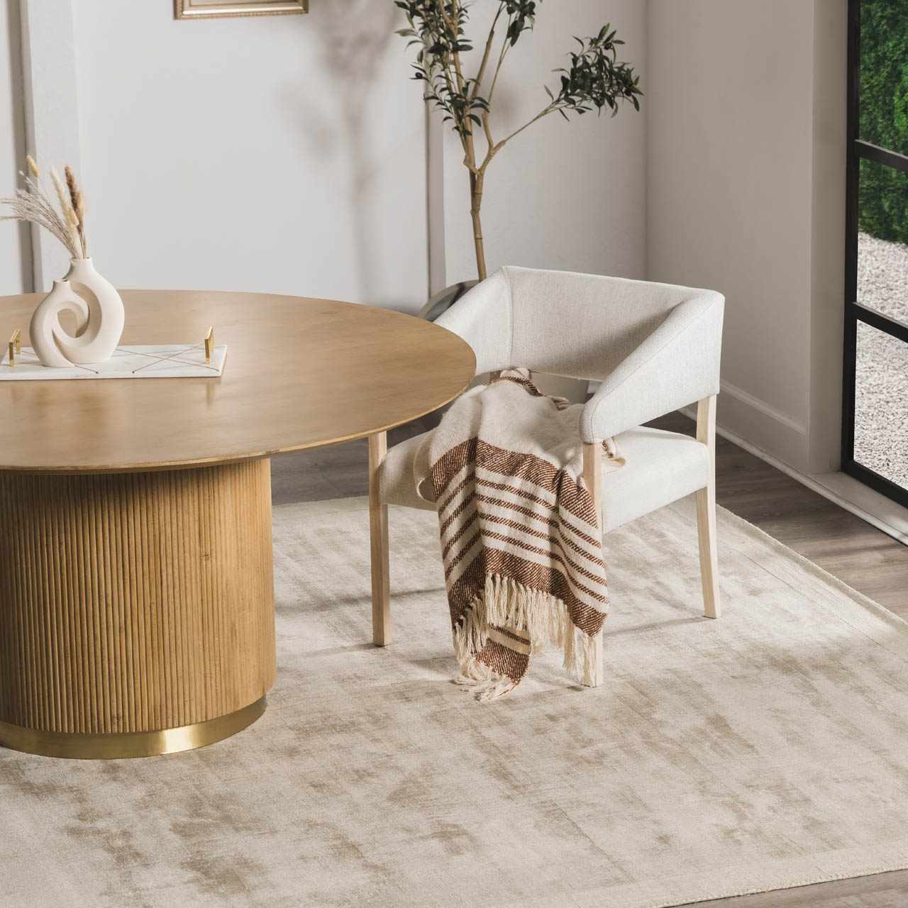 Auchter Soli Taupe Premium Sheer Carpet - Image 3