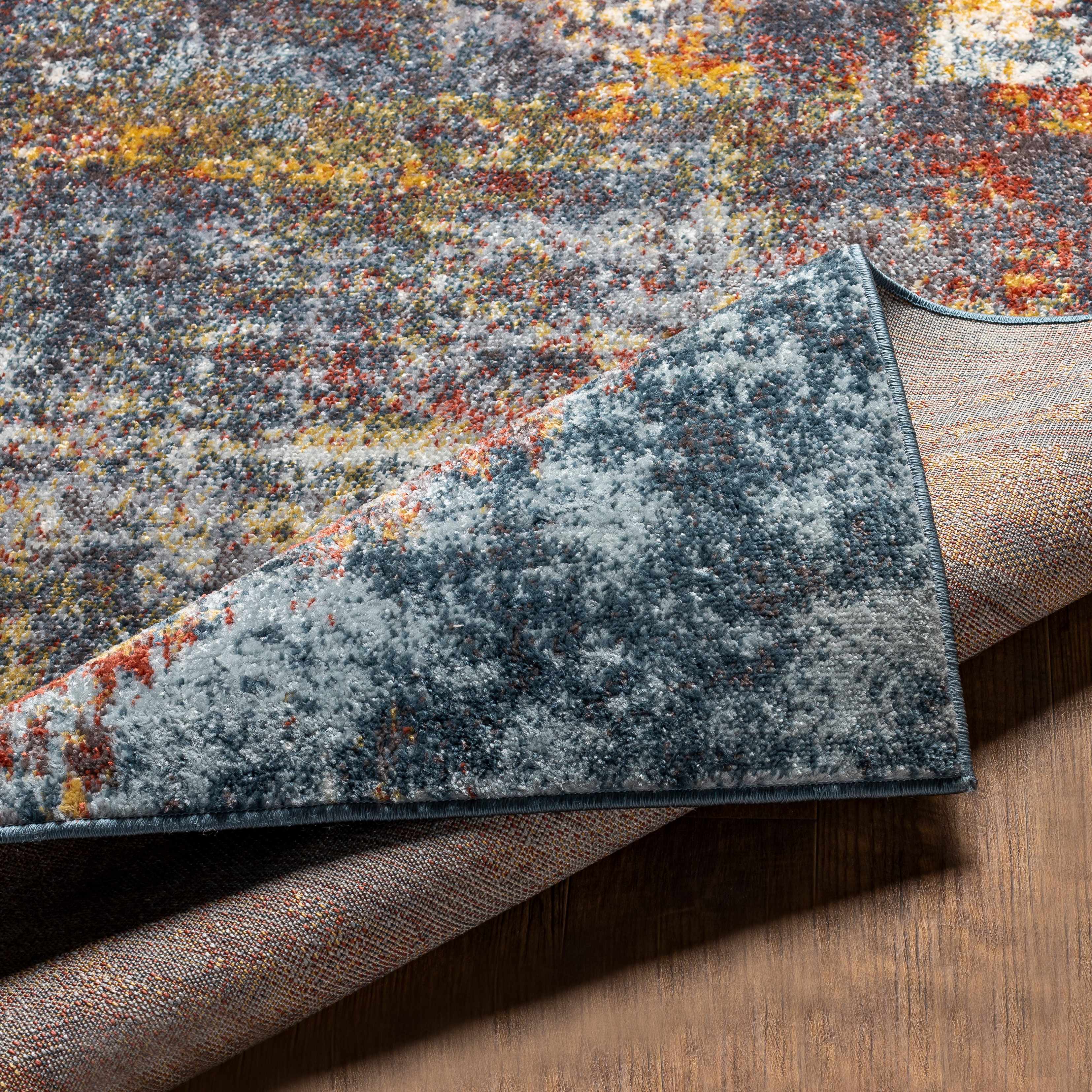 Auckley Colorful Abstract Area Rug - Image 6