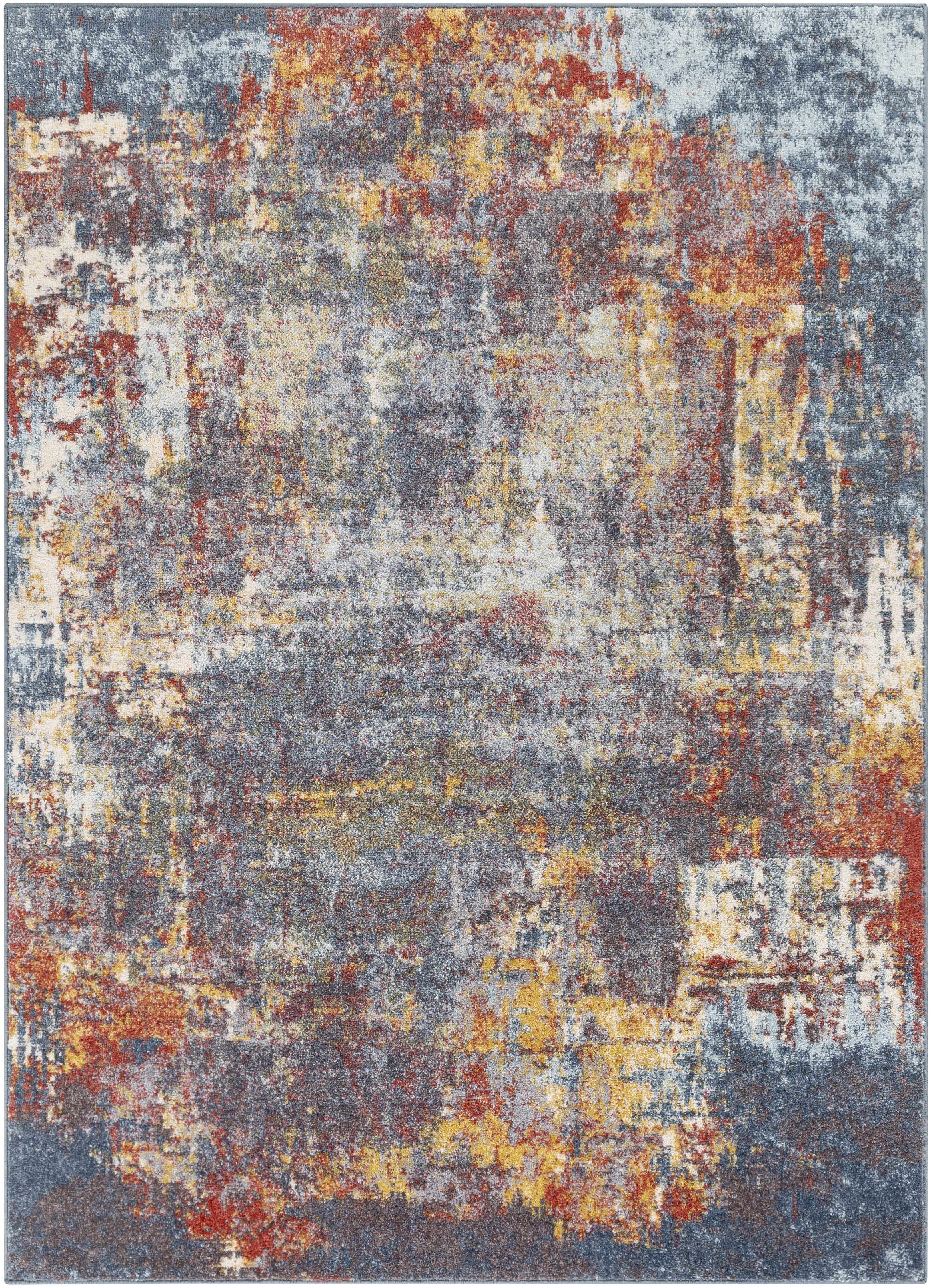 Auckley Colorful Abstract Area Rug - Image 7