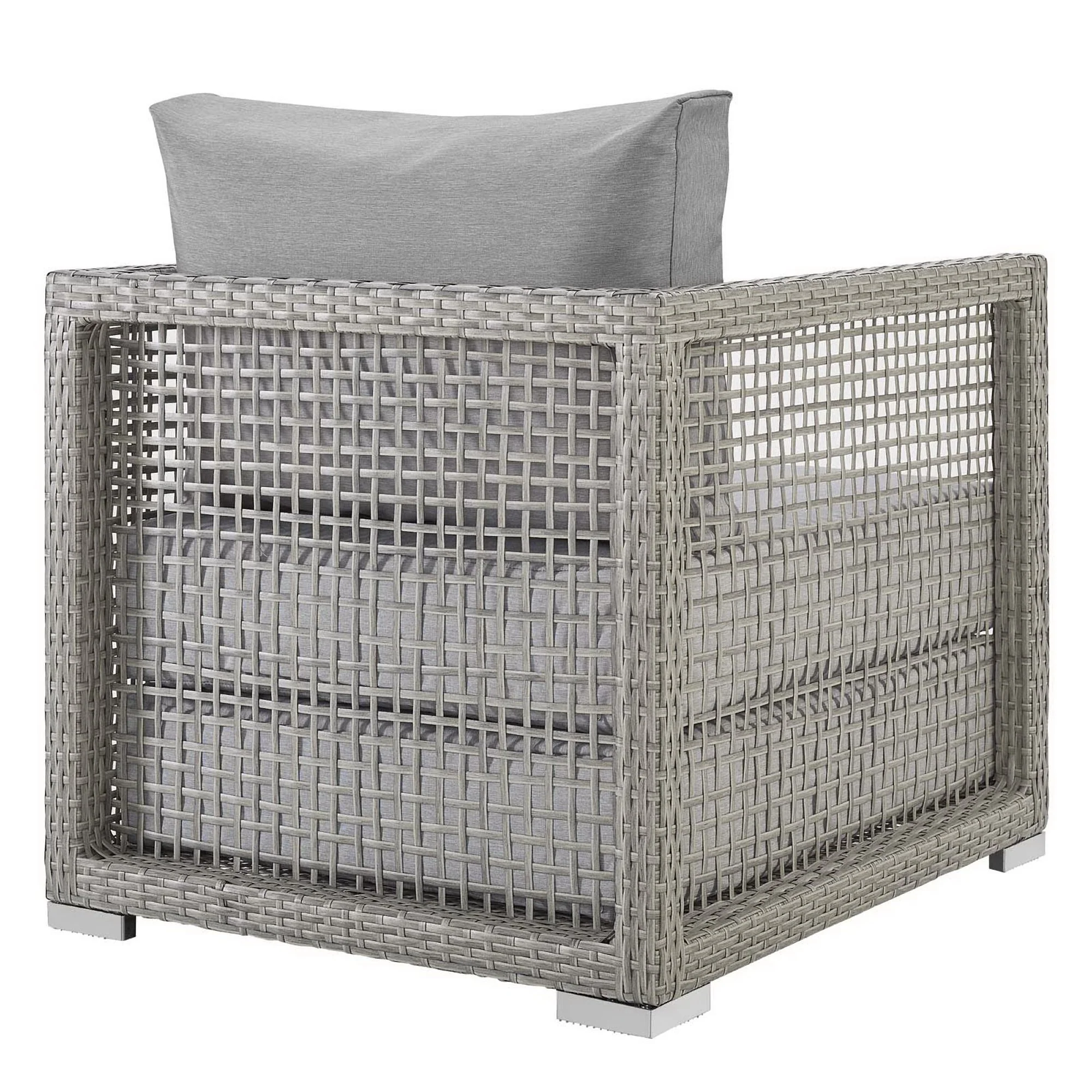Aura 3 Piece Outdoor Patio Wicker Rattan Set by Modway - Image 11