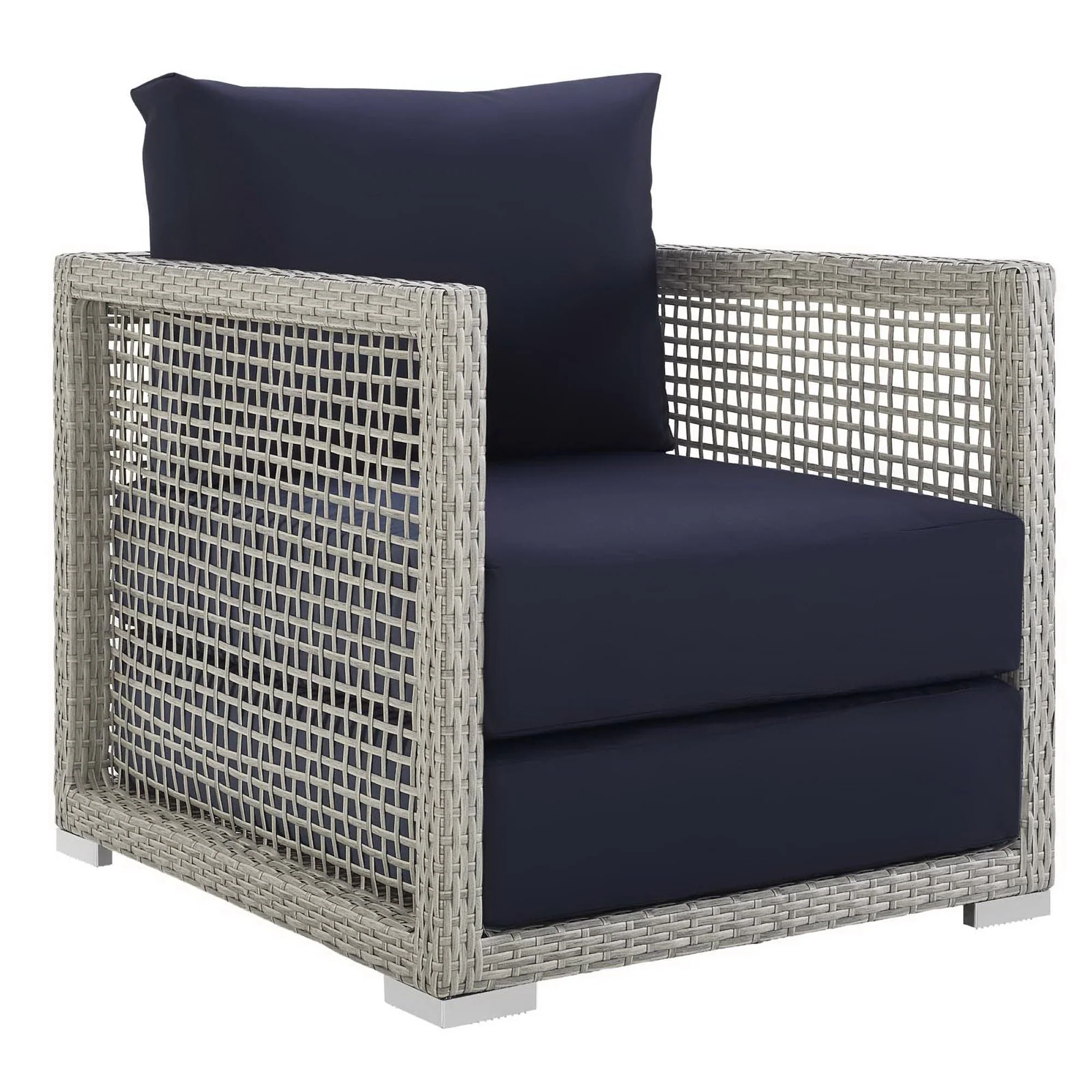 Aura 3 Piece Outdoor Patio Wicker Rattan Set by Modway - Image 14