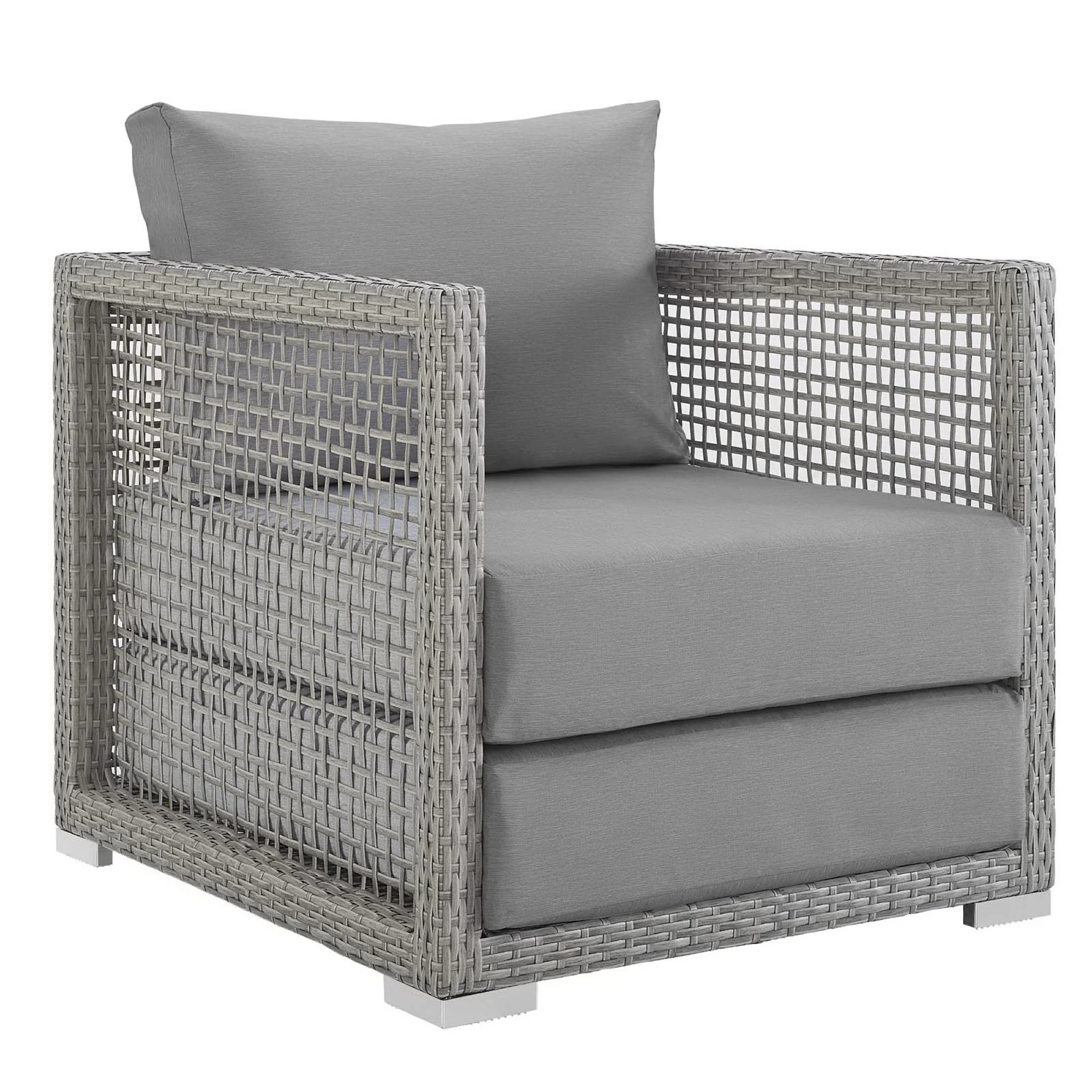 Aura 3 Piece Outdoor Patio Wicker Rattan Set by Modway - Image 15