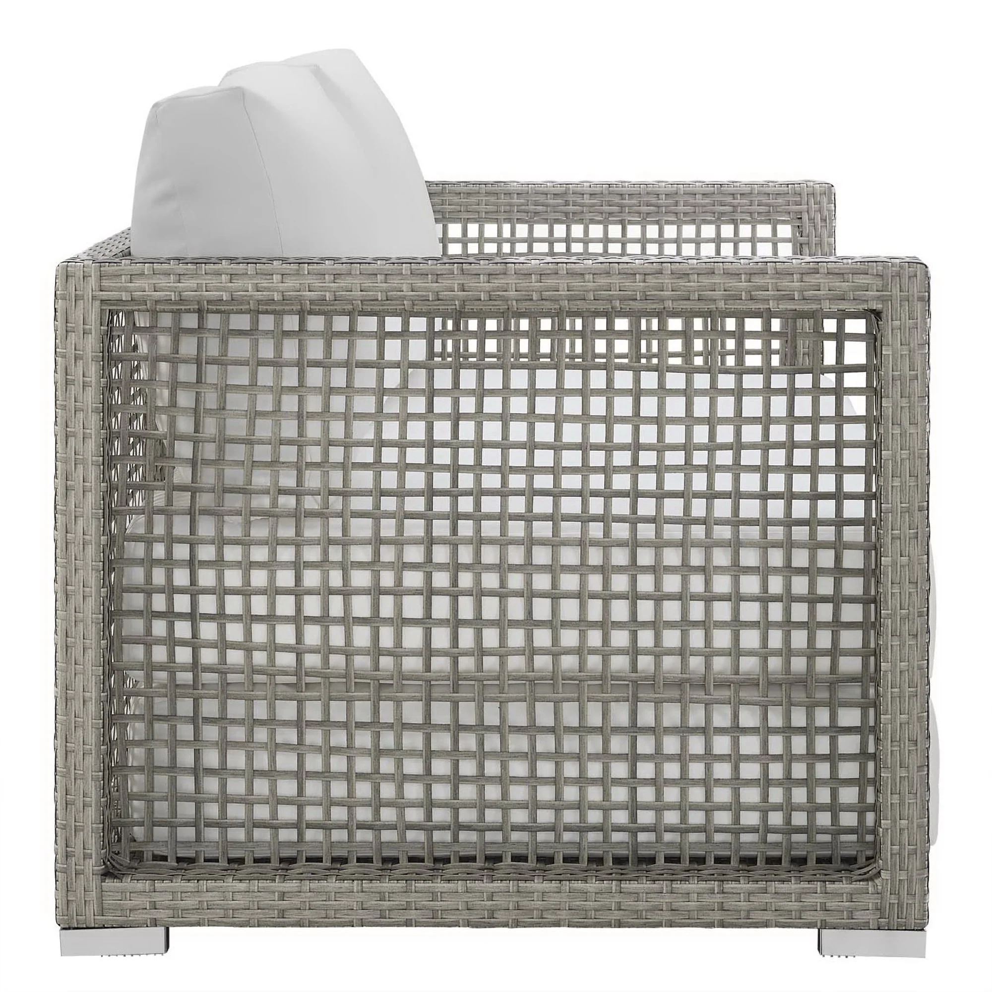 Aura 3 Piece Outdoor Patio Wicker Rattan Set by Modway - Image 5