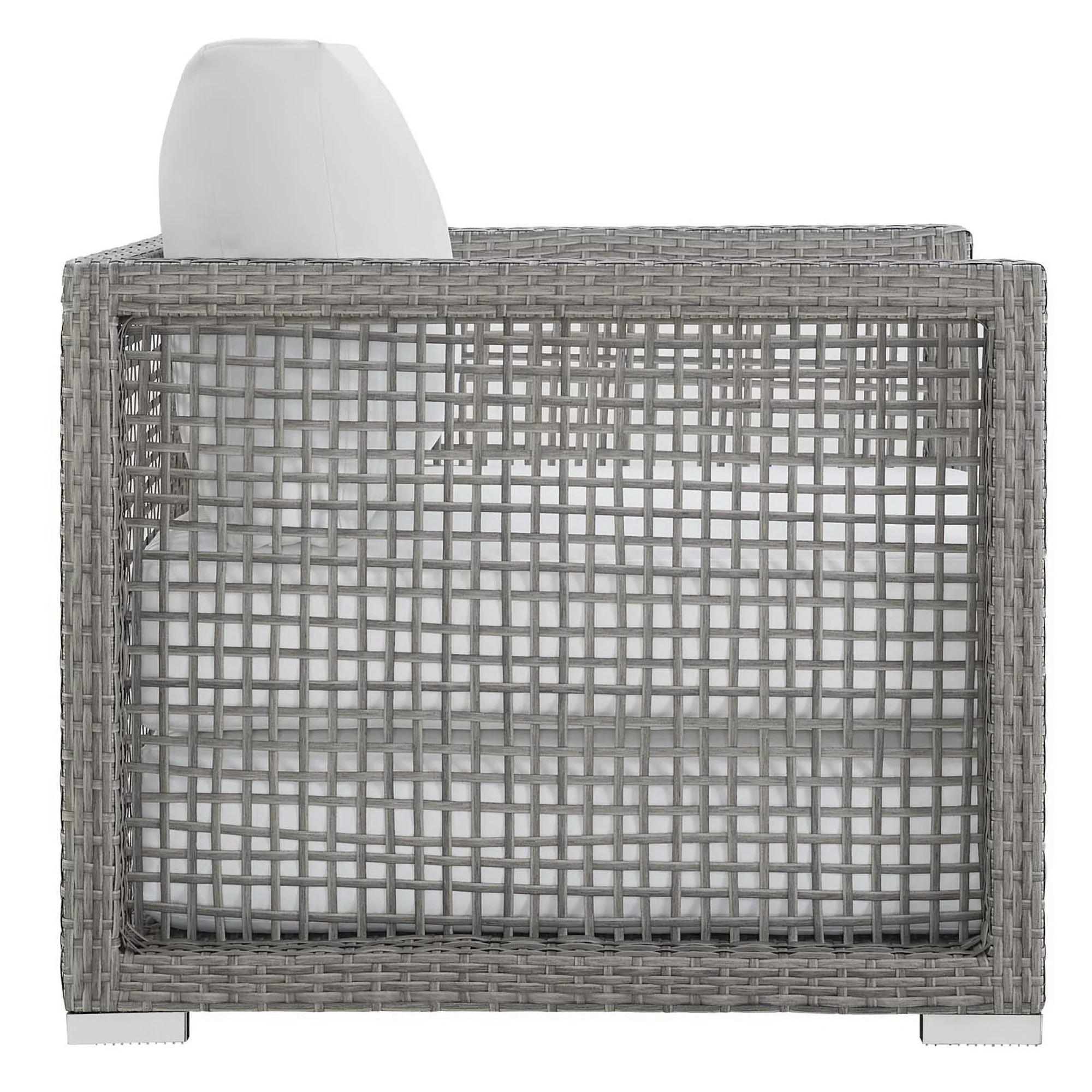 Aura 3 Piece Outdoor Patio Wicker Rattan Set by Modway - Image 5