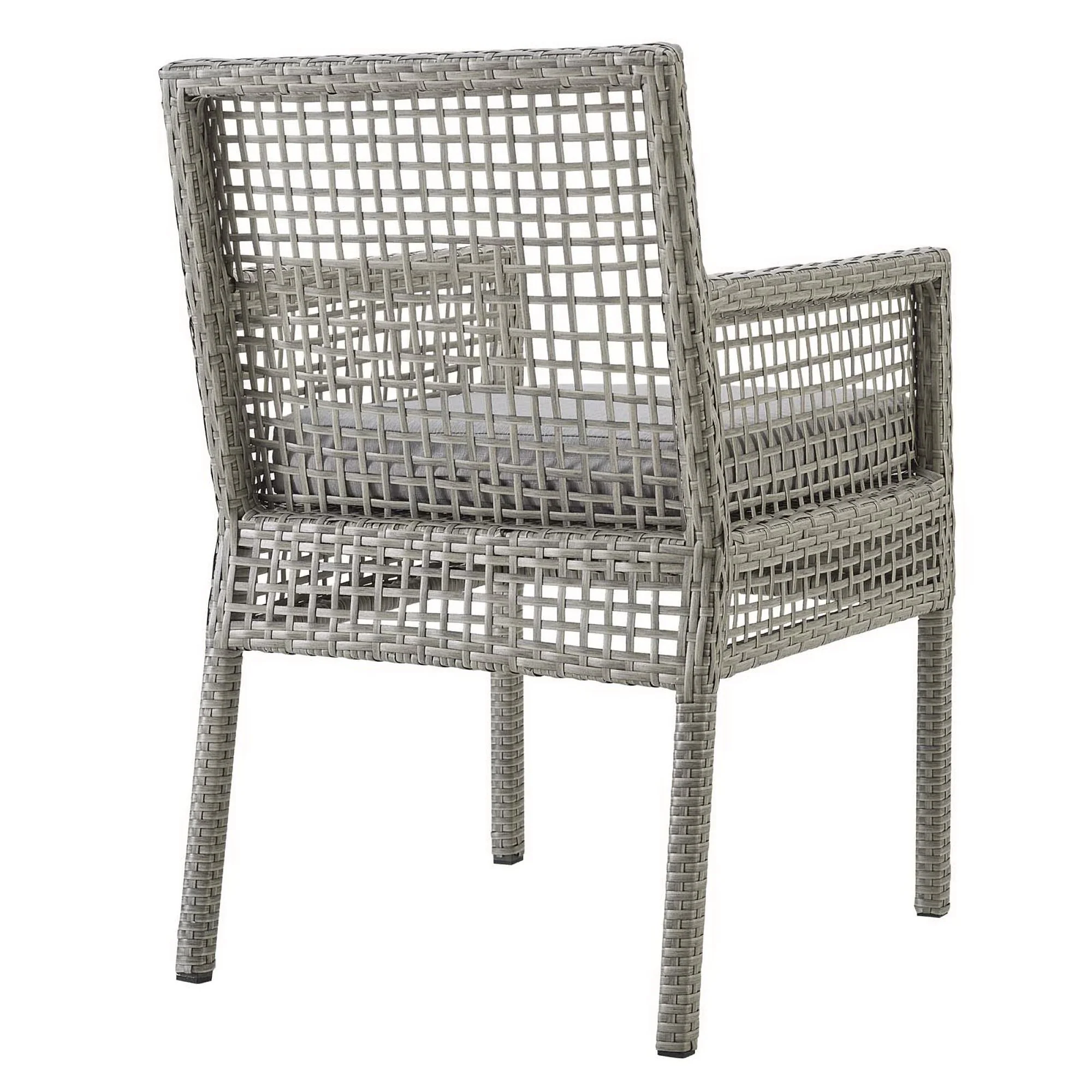Aura Outdoor Patio Wicker Rattan Dining Armchair by Modway - Image 11