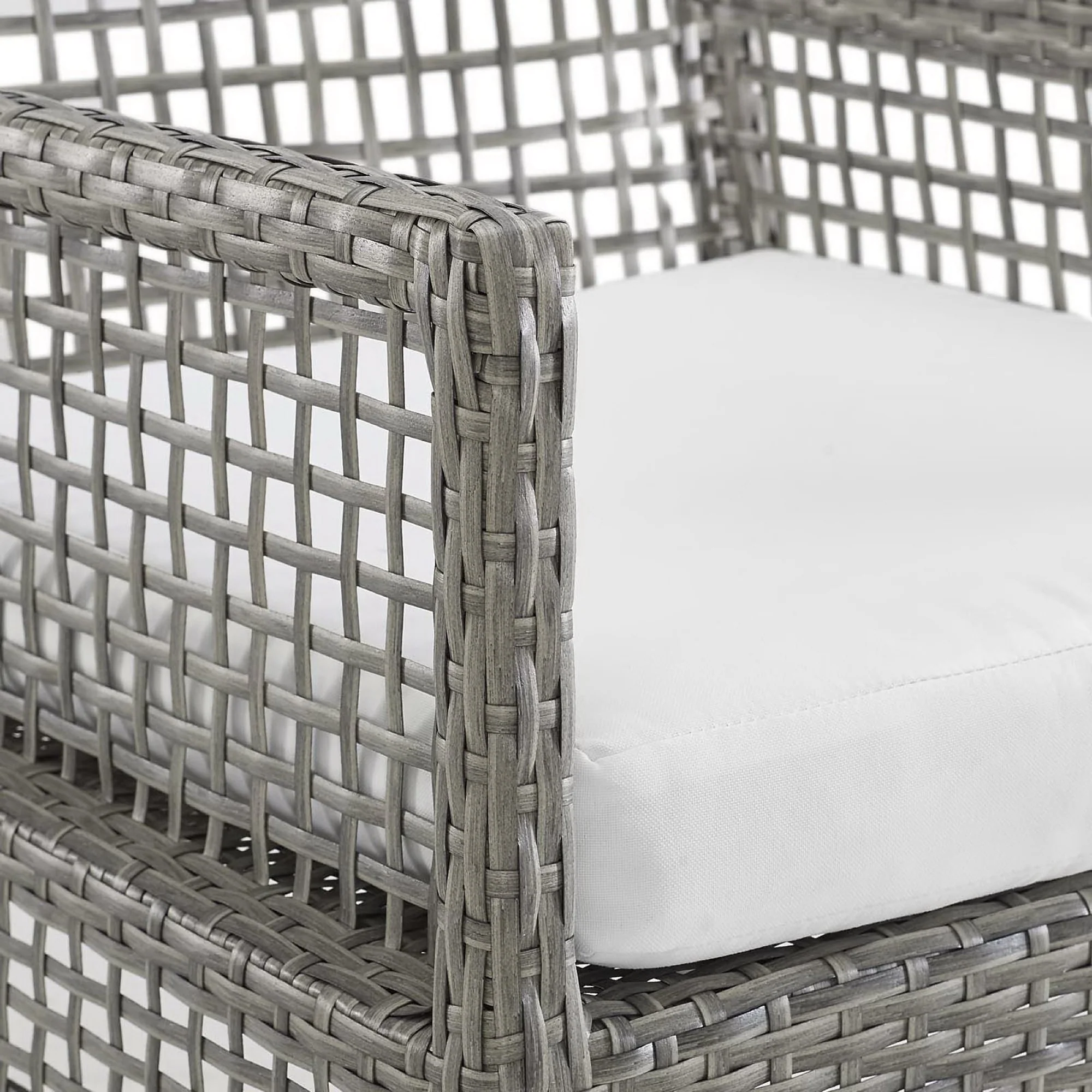 Aura Outdoor Patio Wicker Rattan Dining Armchair by Modway - Image 7