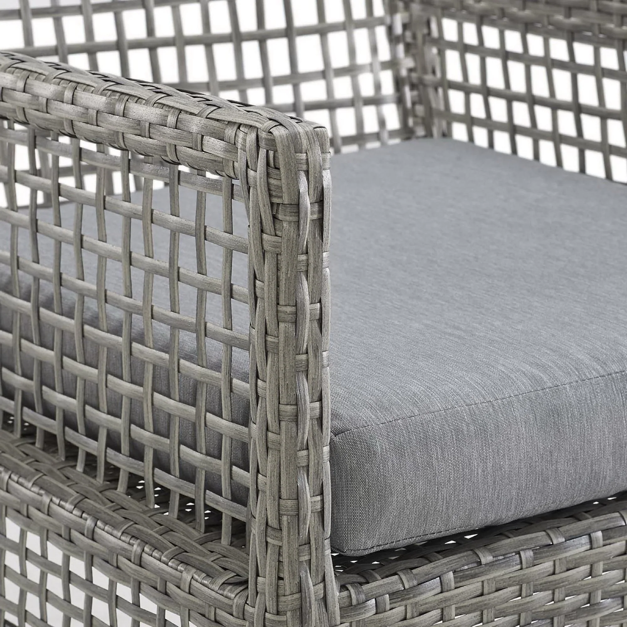 Aura Outdoor Patio Wicker Rattan Dining Armchair by Modway - Image 9