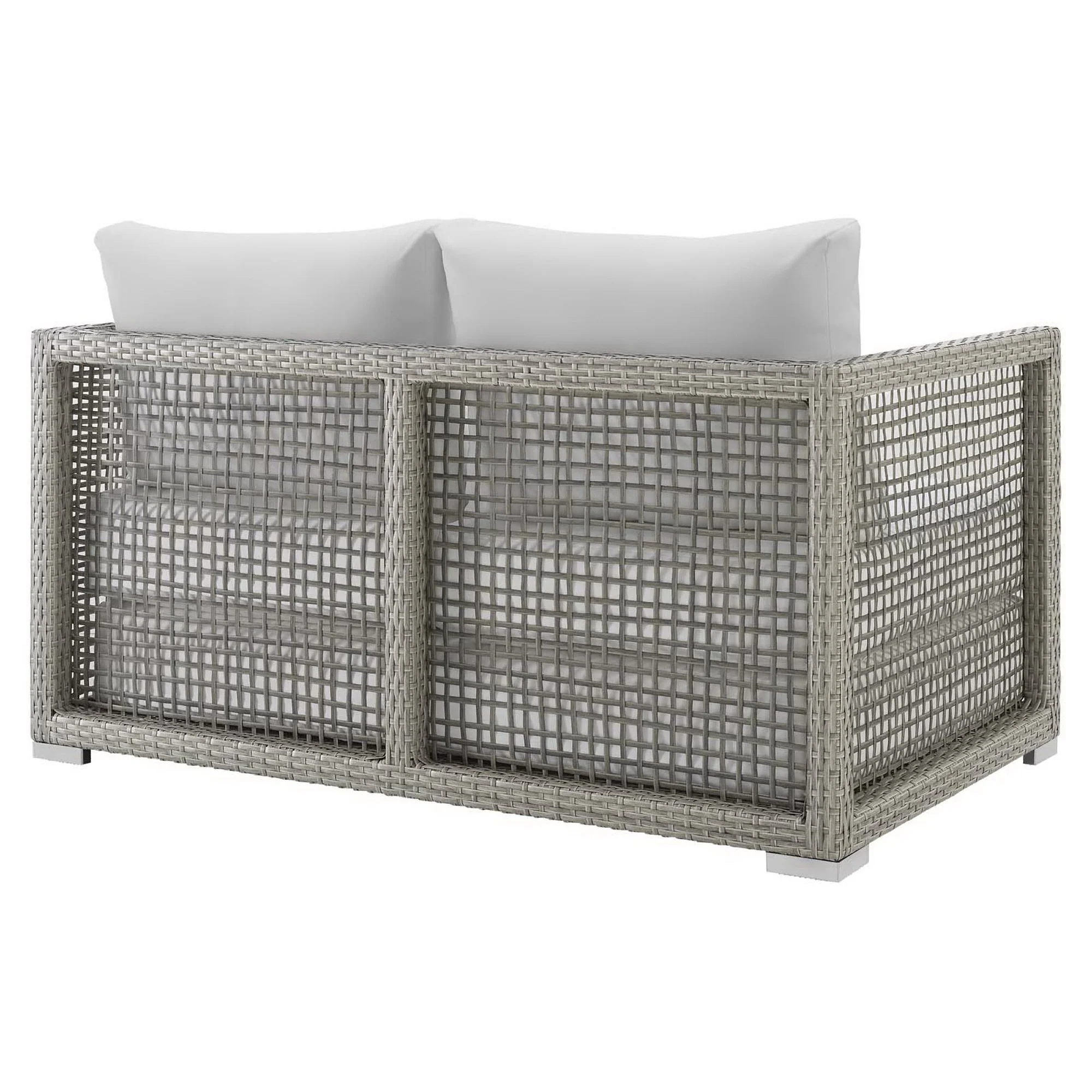 Aura Outdoor Patio Wicker Rattan Loveseat by Modway - Image 5