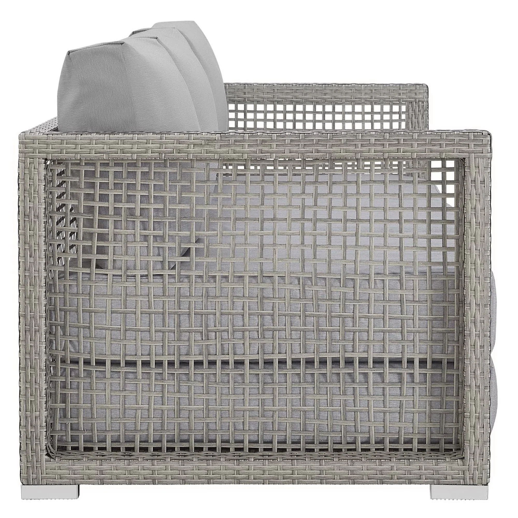 Aura Outdoor Patio Wicker Rattan Sofa by Modway - Image 13