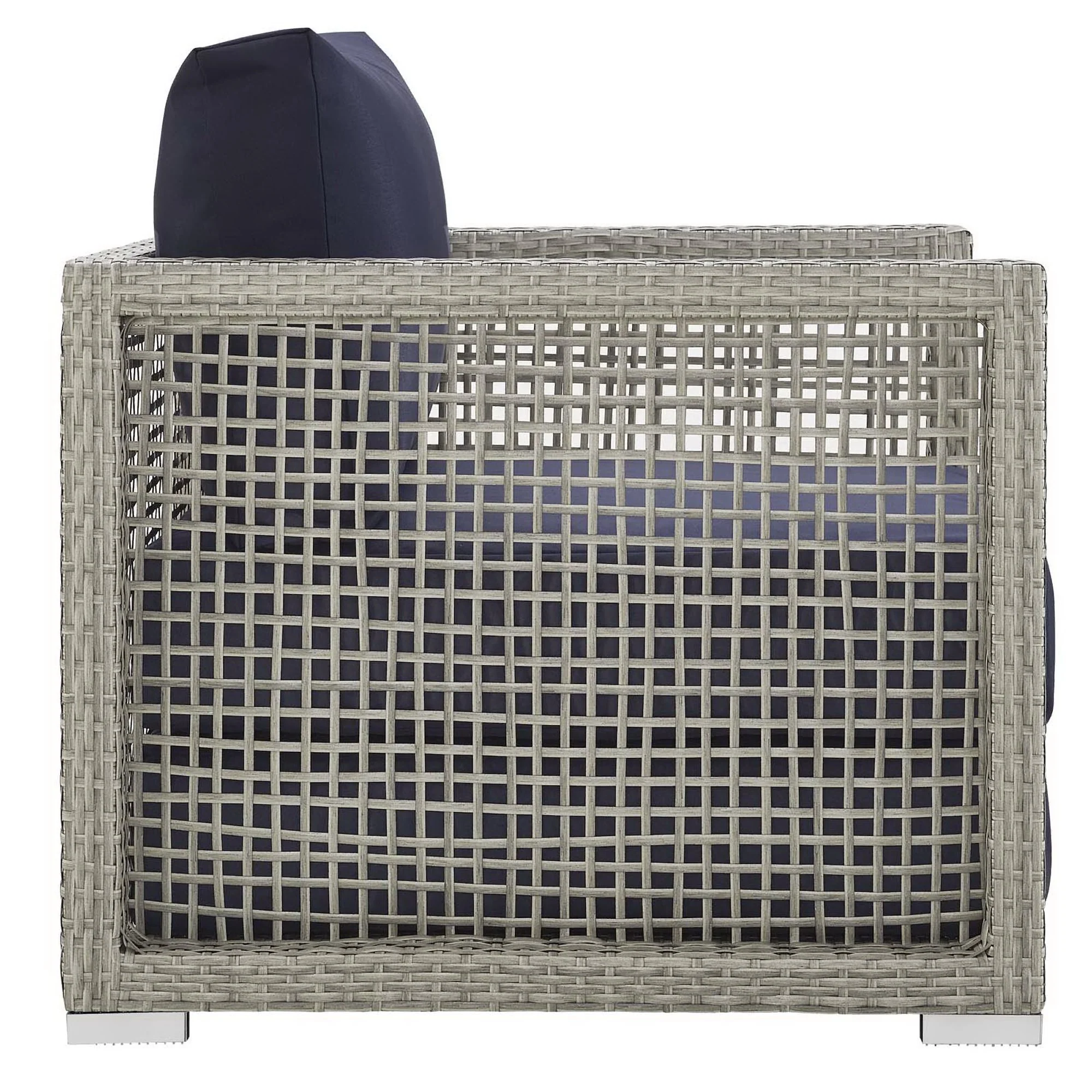 Aura Rattan Outdoor Patio Armchair by Modway - Image 12