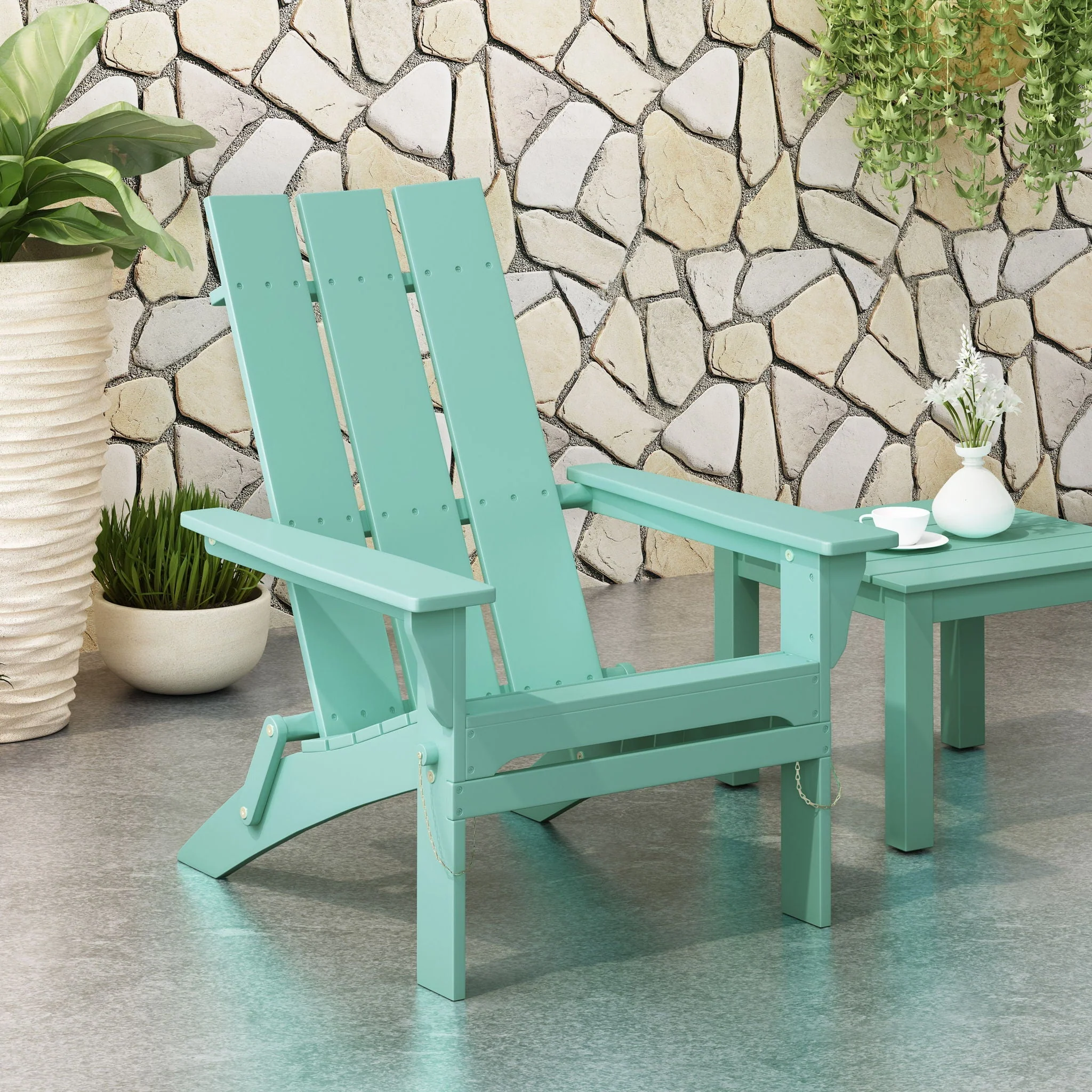 Aurascape - Outdoor Comfort Foldable Adirondack Chair - Image 8