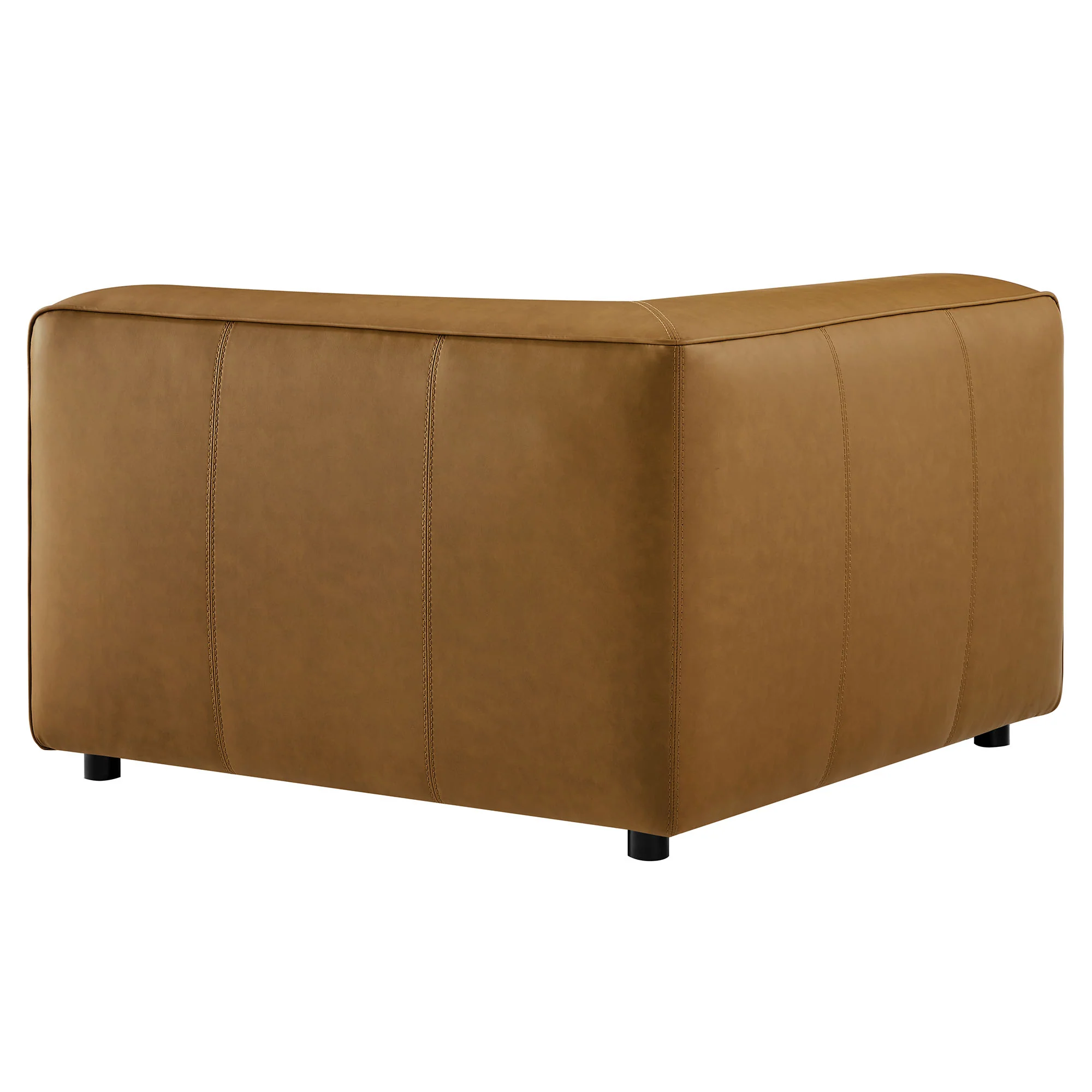 Auren Upholstered Vegan Leather Modular Corner Chair by Modway - Image 5