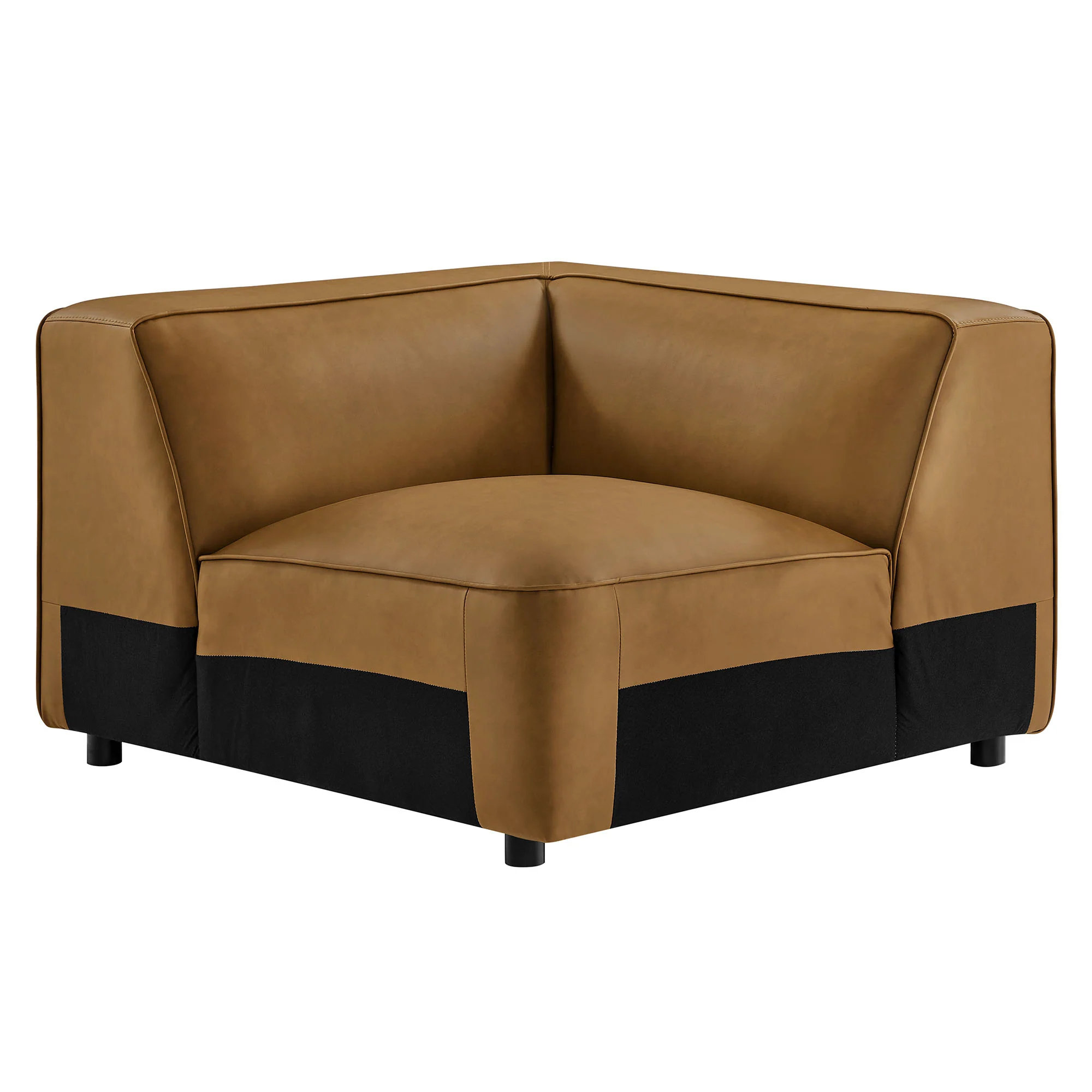 Auren Upholstered Vegan Leather Modular Corner Chair by Modway - Image 6