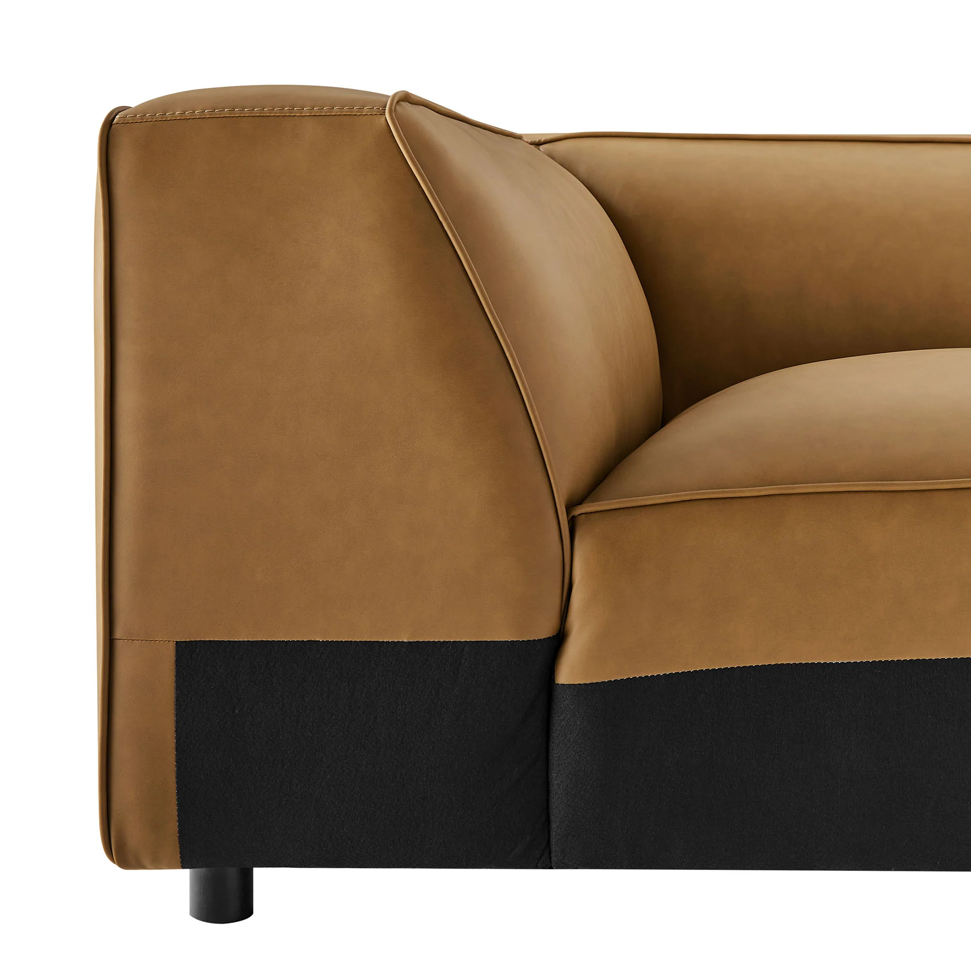 Auren Upholstered Vegan Leather Modular Corner Chair by Modway - Image 7